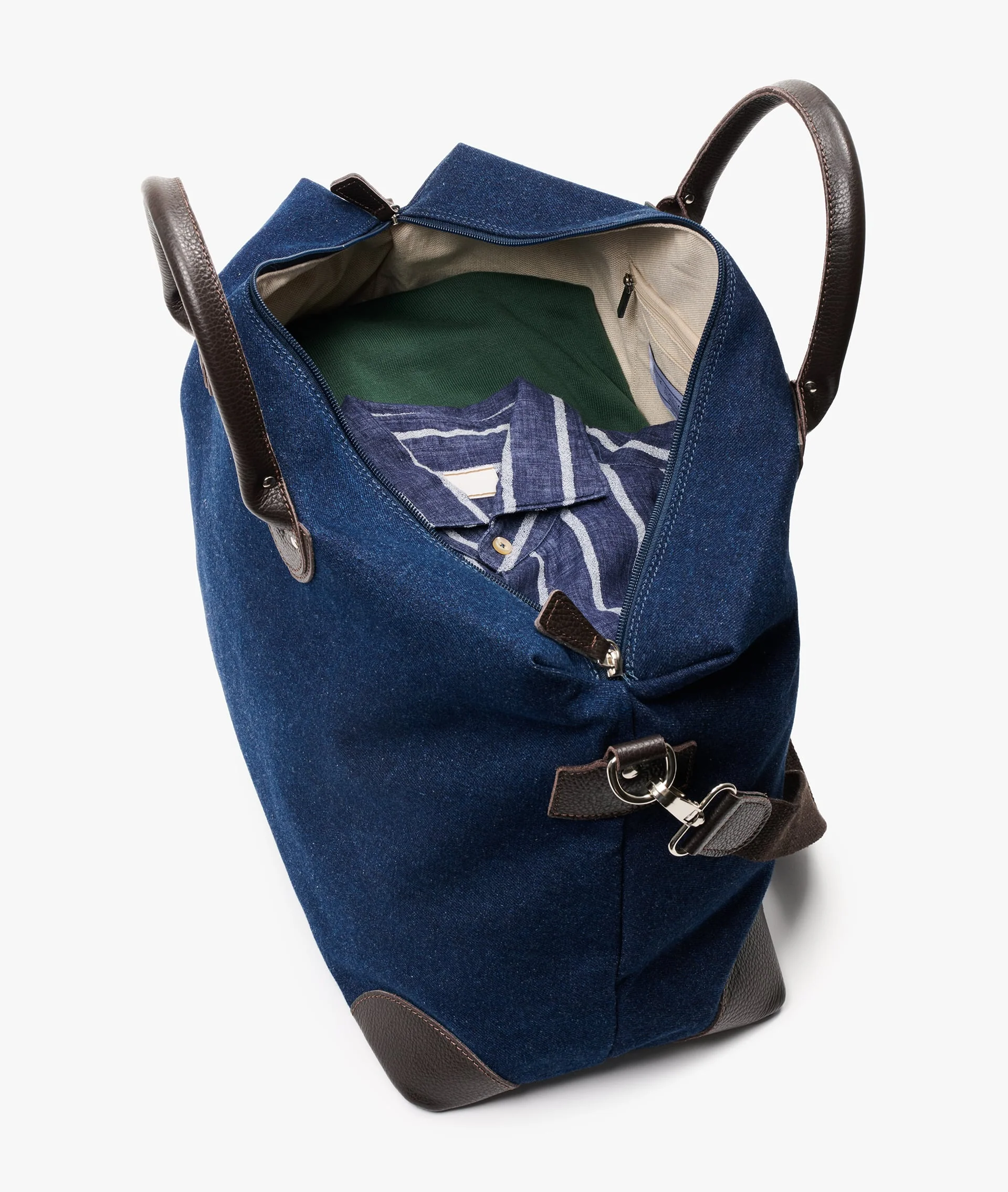 Harvard Duffel Bag - Small in Denim - Image 4
