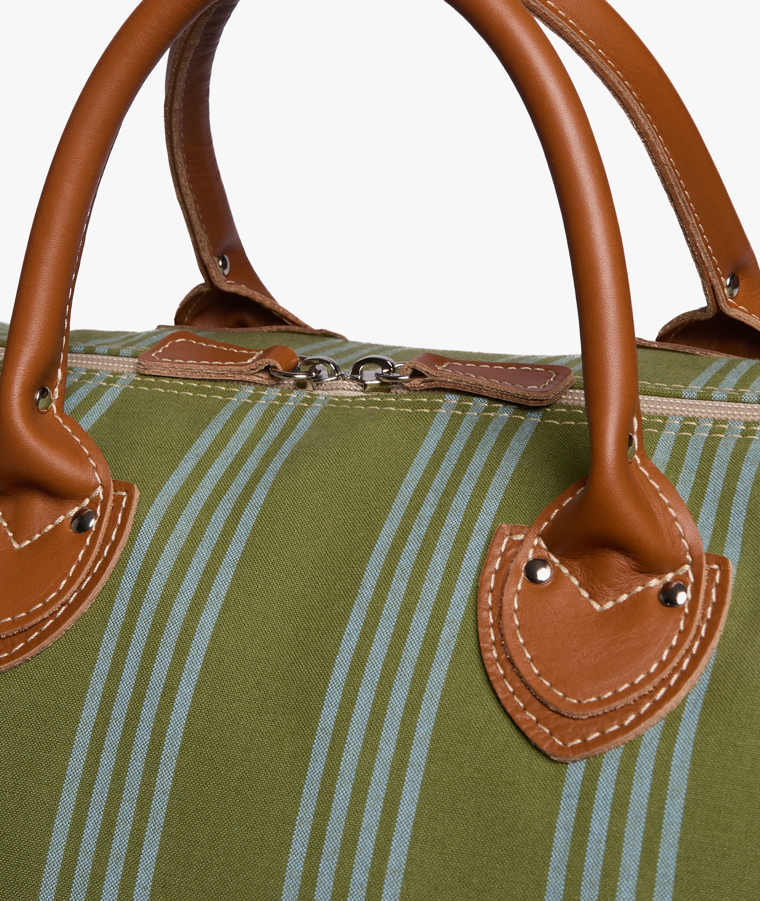 Harvard Small Duffel Bag Panarea in Khaki Green - Image 4