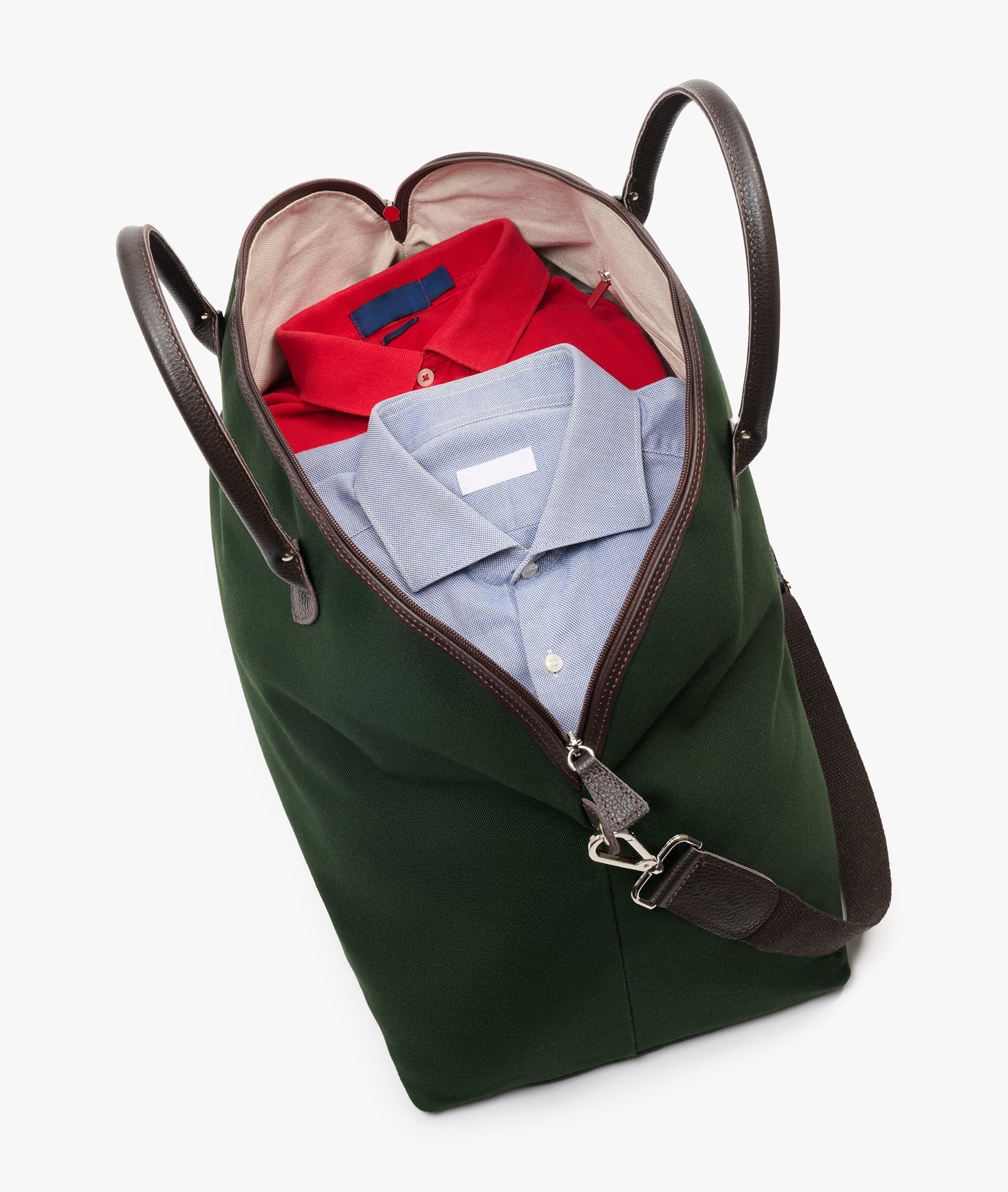 London Duffel Bag - Large in Dark Green - Image 4