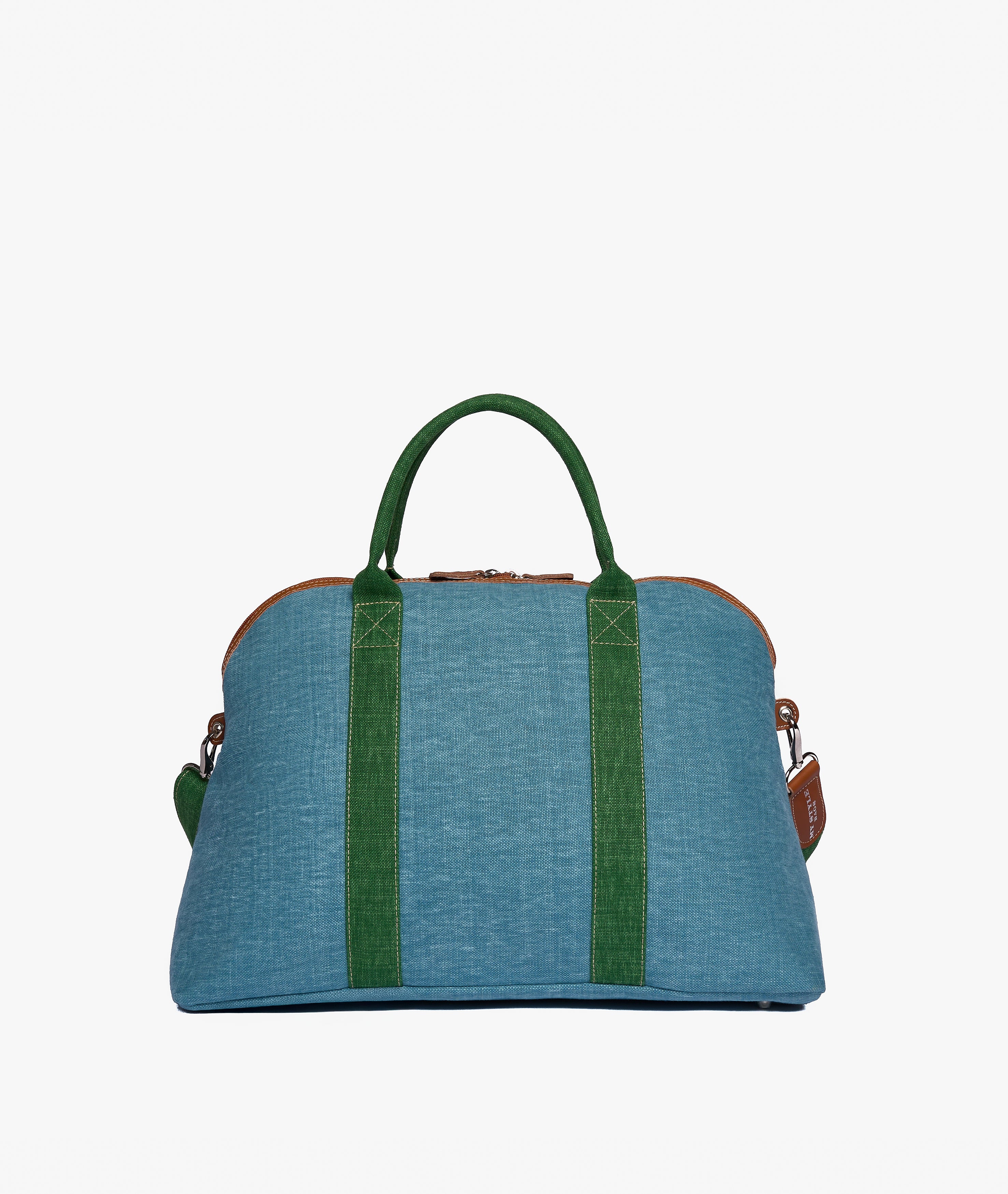London Duffel Bag Procida in Light Blue/Green