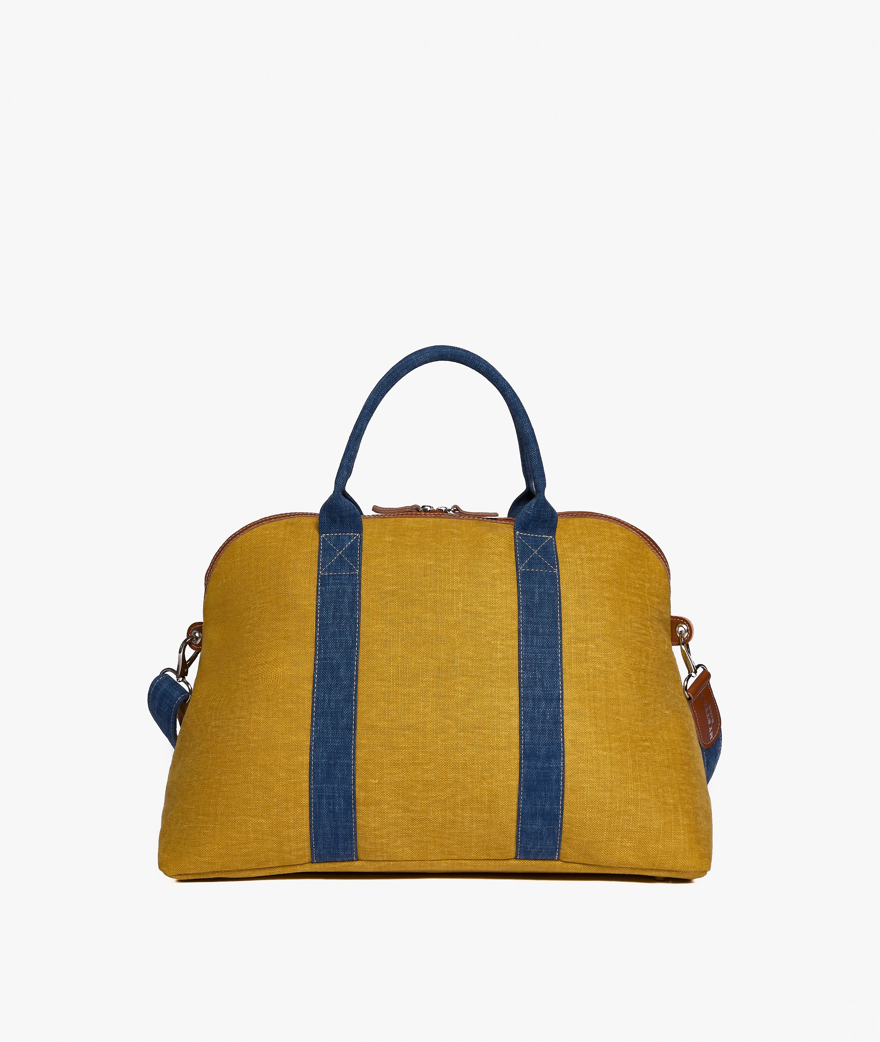 London Duffel Bag Procida in Ochre/Denim