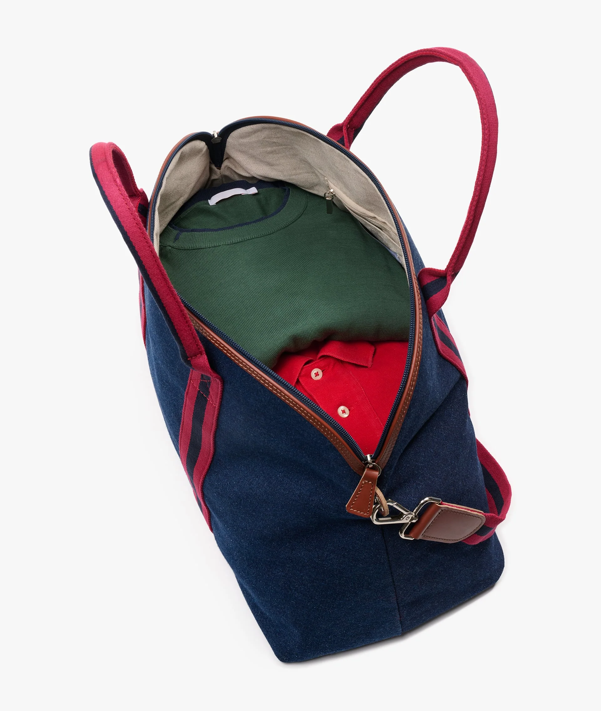 London Smart Duffel Bag in Denim - Image 4