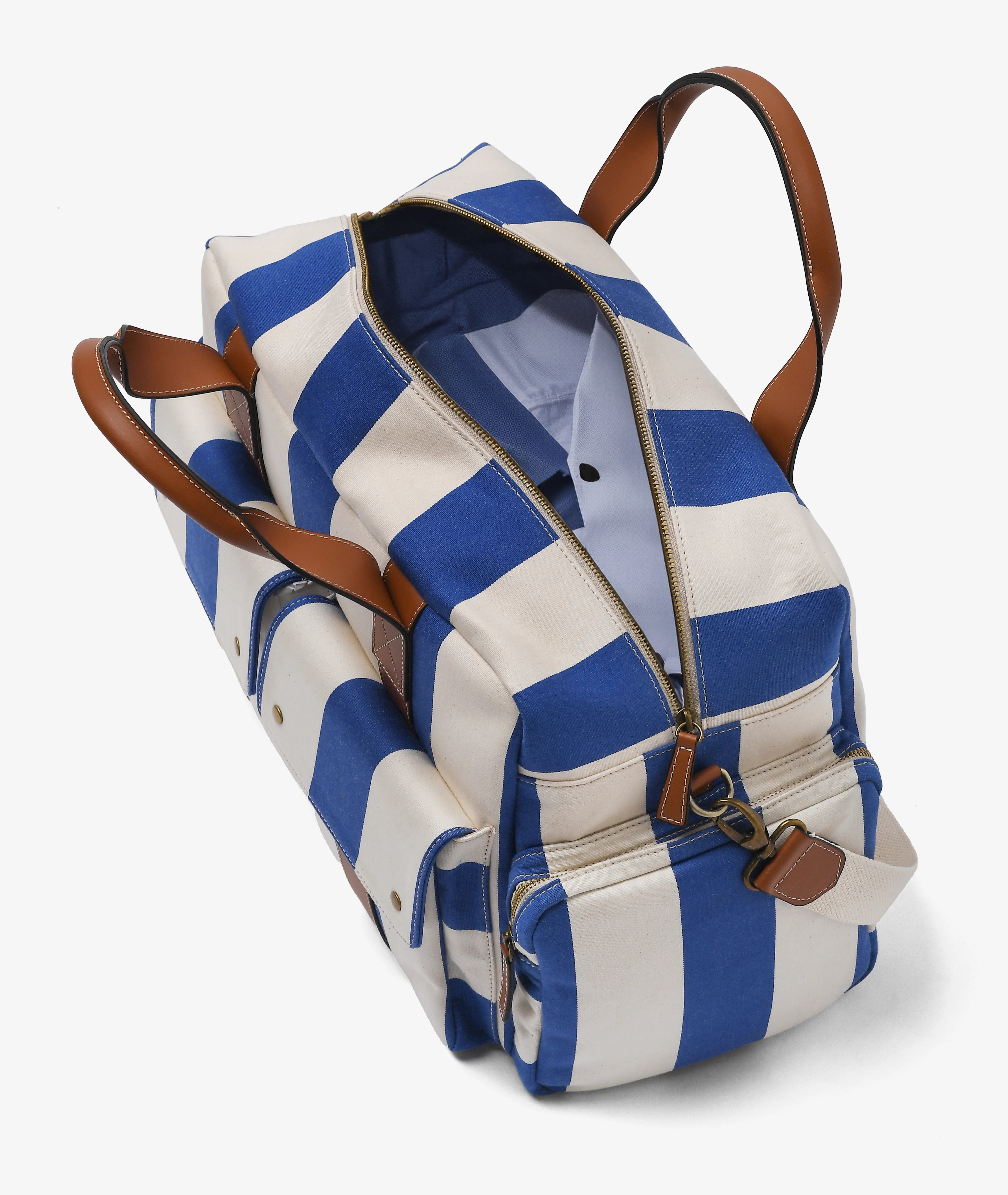 Safari Duffel Bag Paros - Small in Cobalt - Image 4