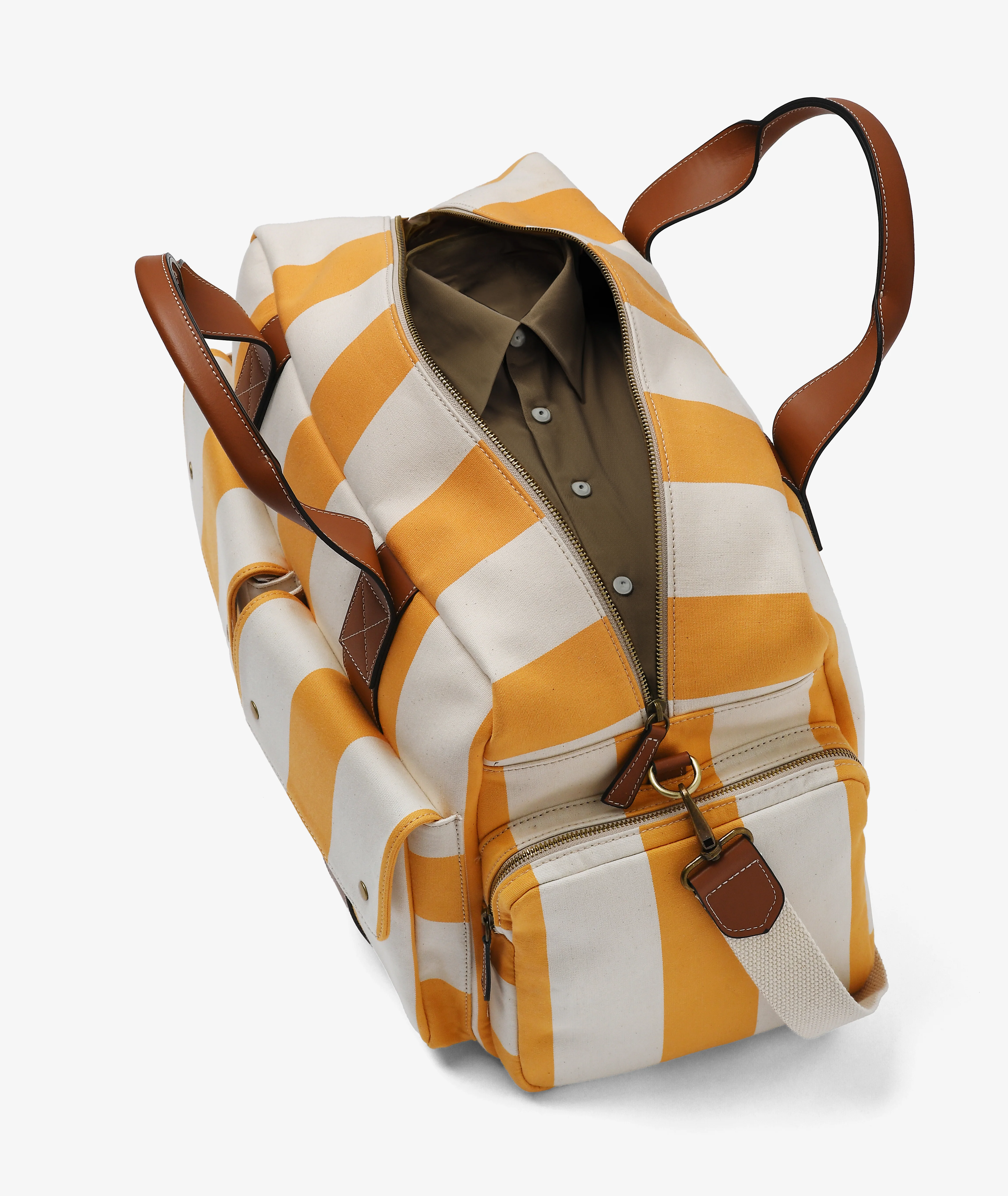 Safari Duffel Bag Paros - Small in Lemon - Image 4
