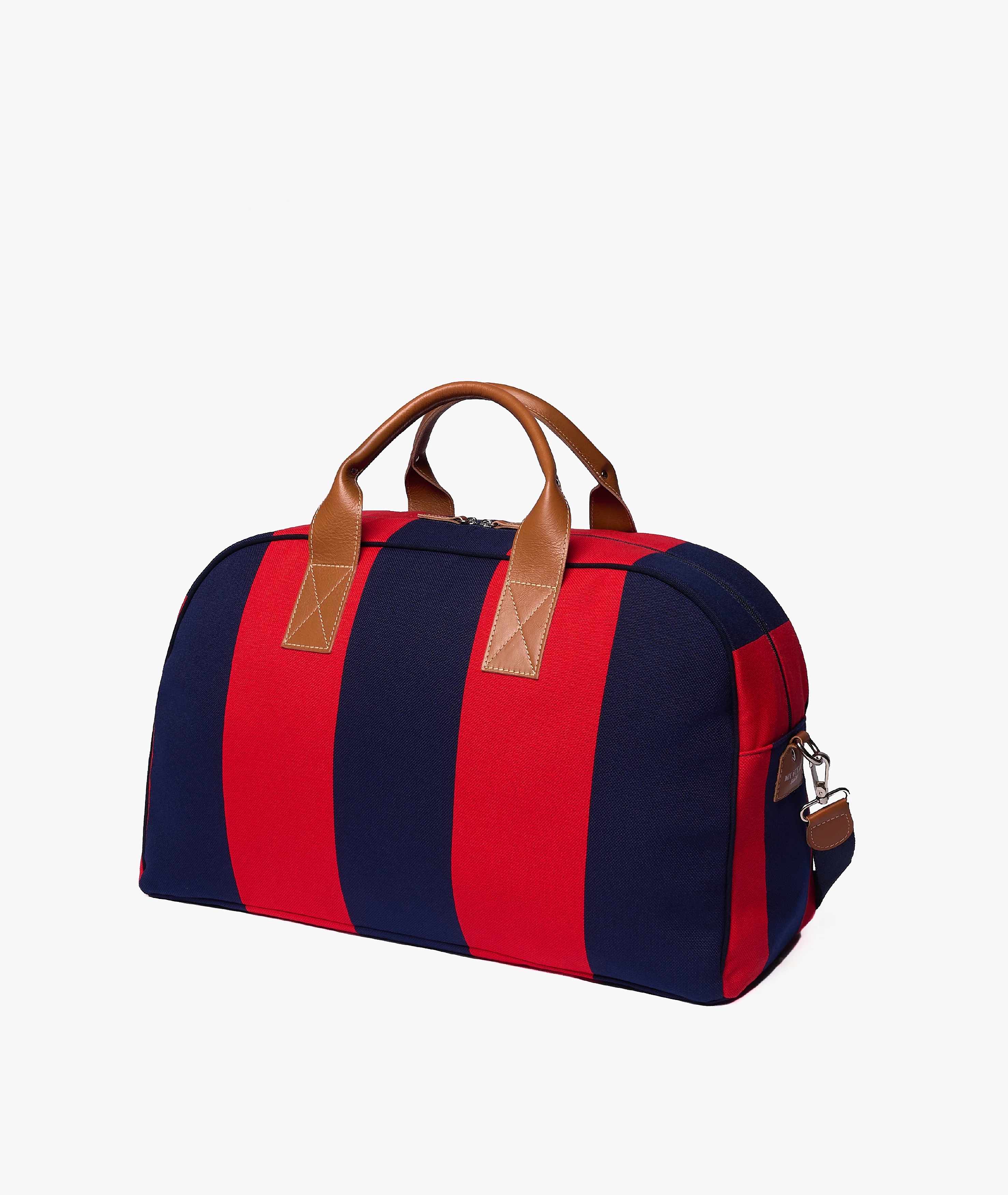 Standford Duffel Bag Stripe in Blue/Red - Image 2
