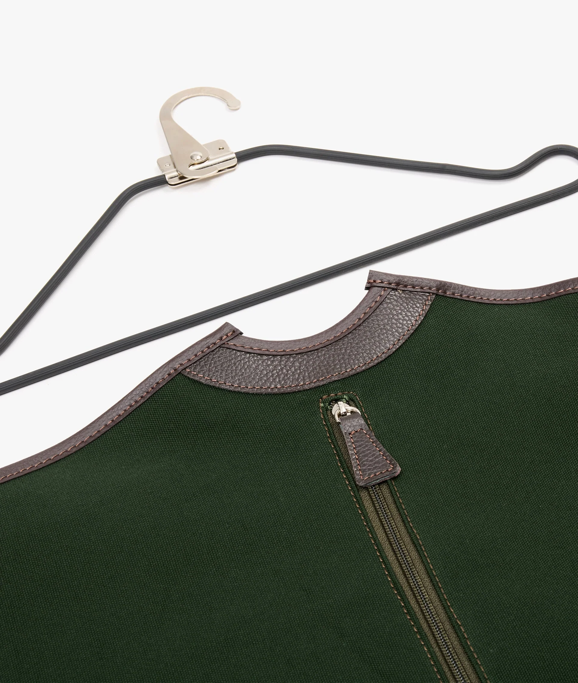 Garment Bag in Dark Green - Image 3