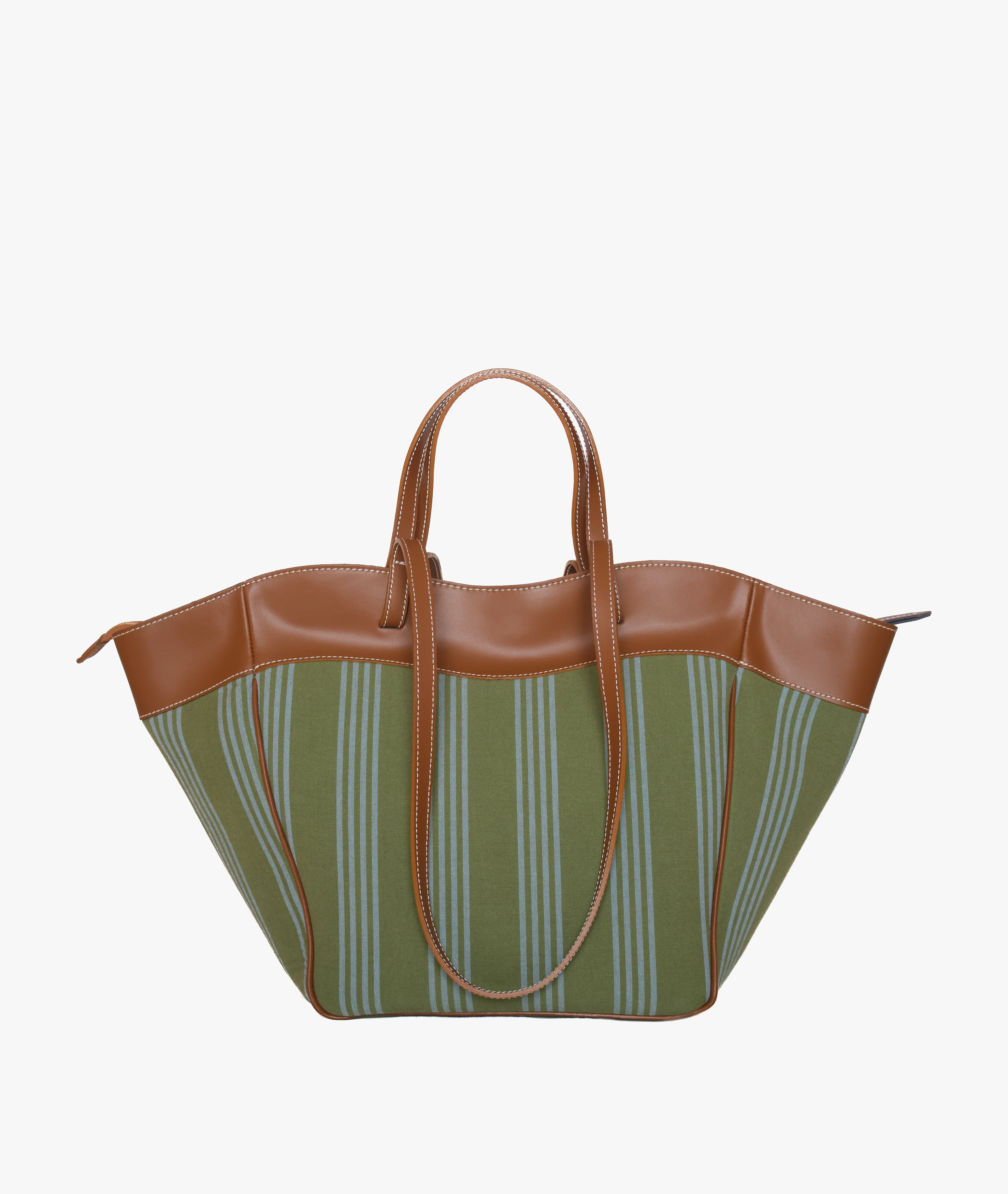 Hand Bag Ada Panarea in Khaki Green 