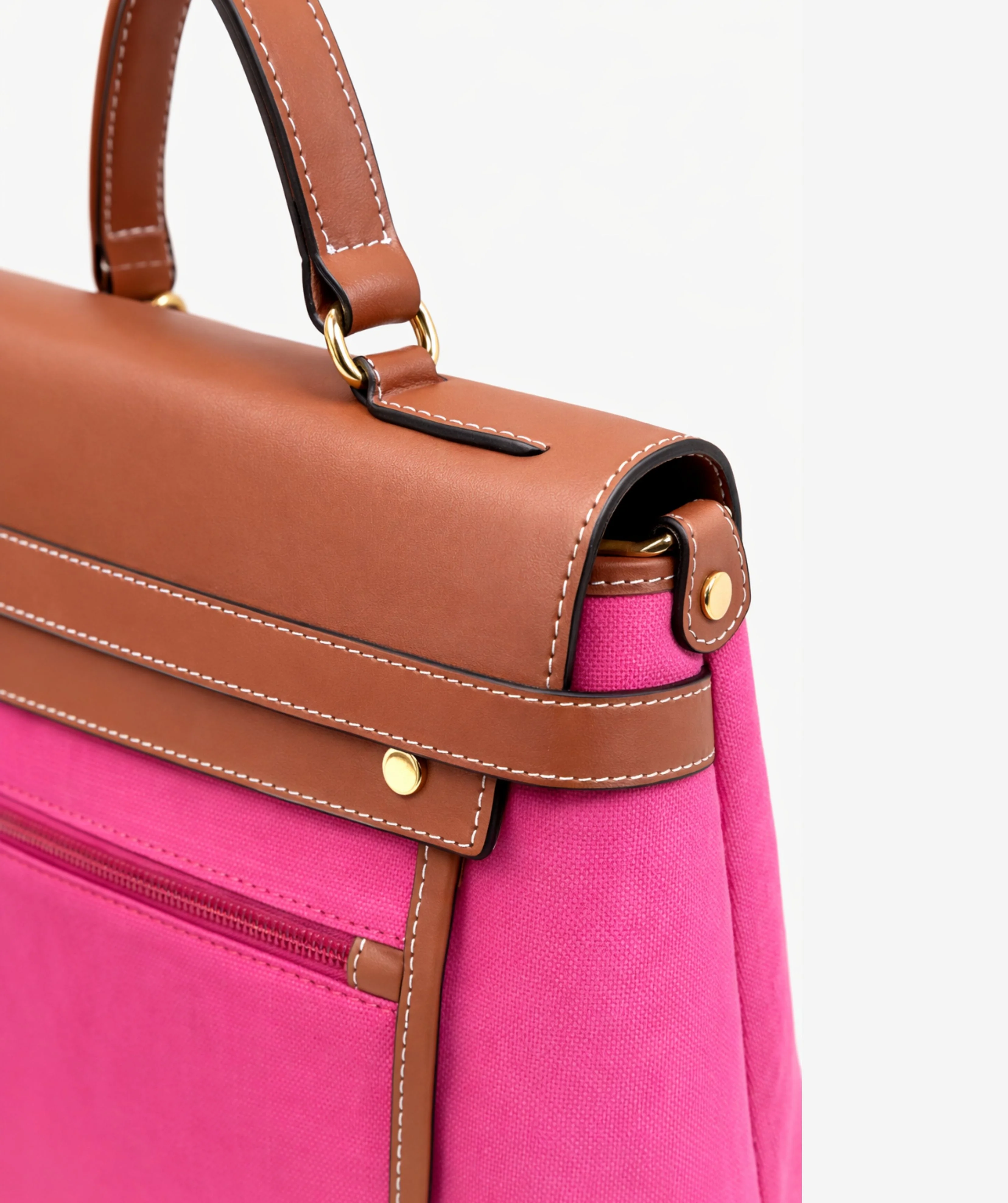 Hand Bag Ara in Fuchsia - Image 2