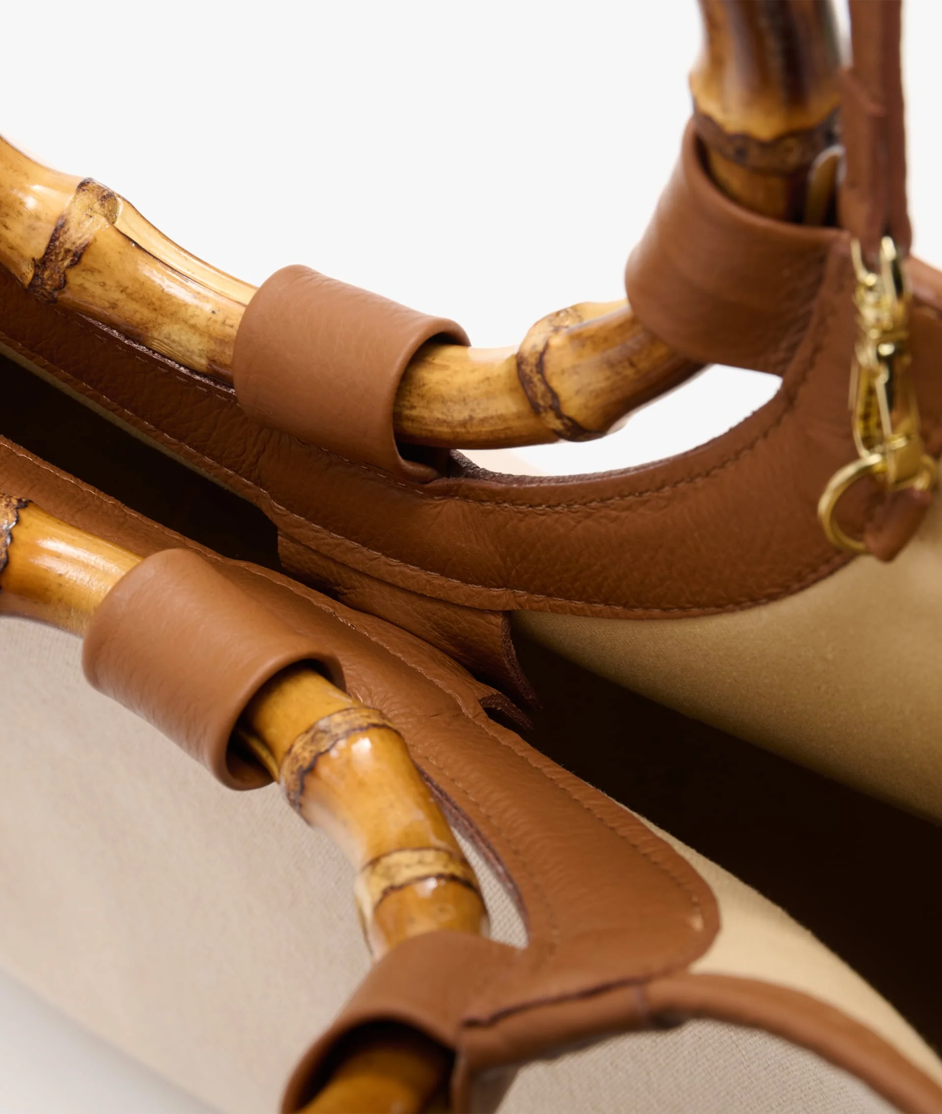 Bamboo Handbag Canvas - Large  - Image 5
