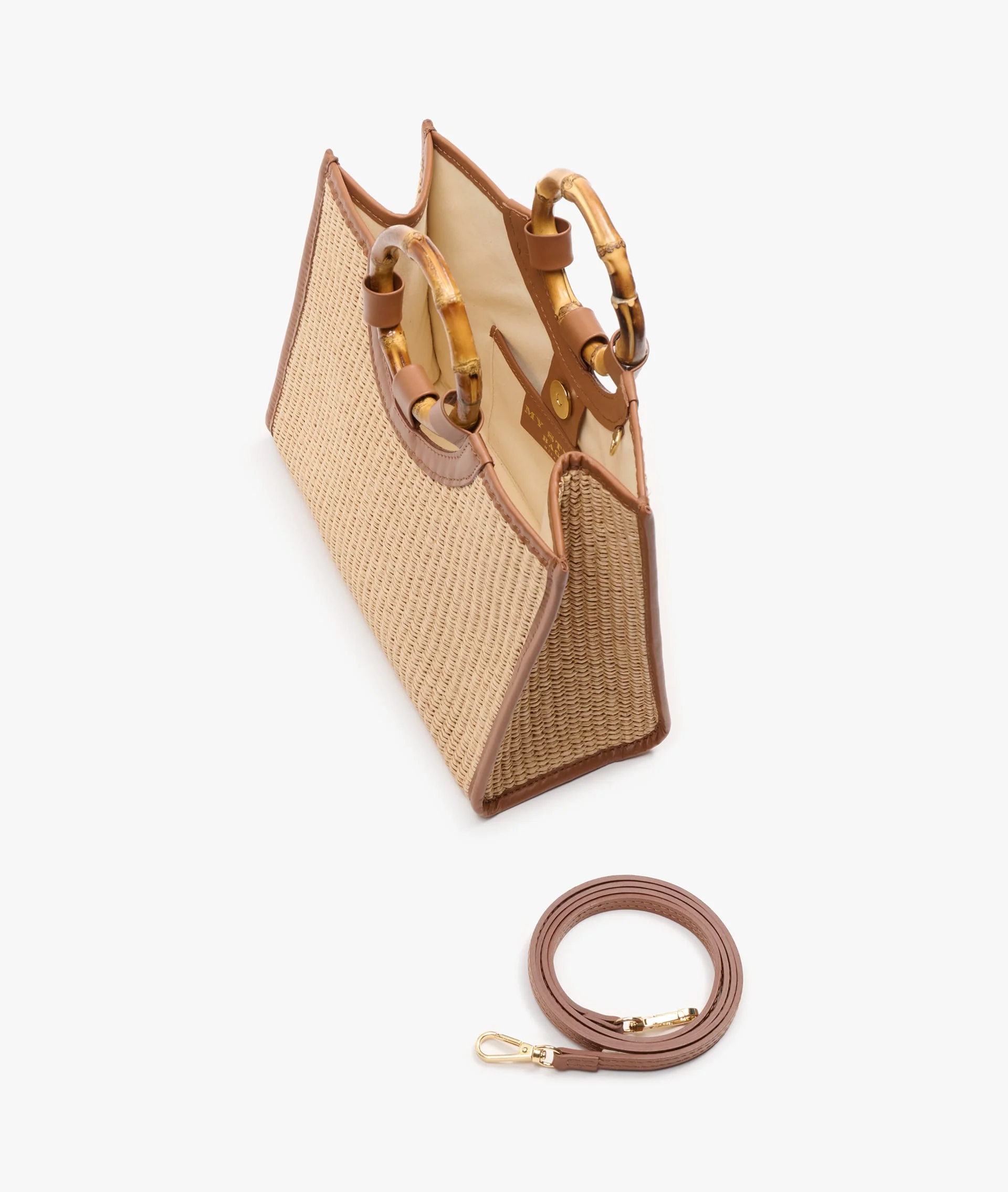 Bamboo Handbag Straw - Small  - Image 4