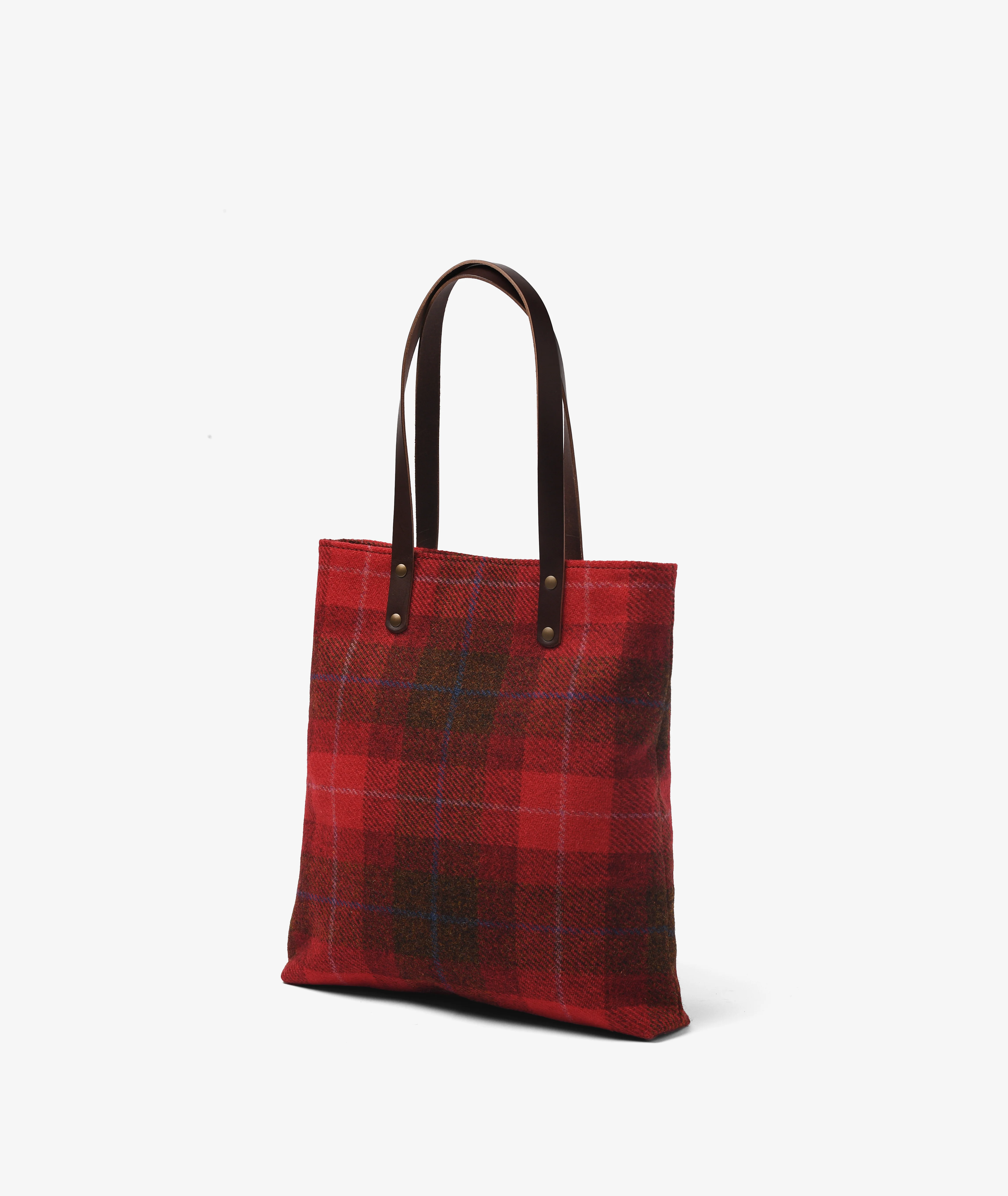 Harris Tweed Handbag – Red - Image 2