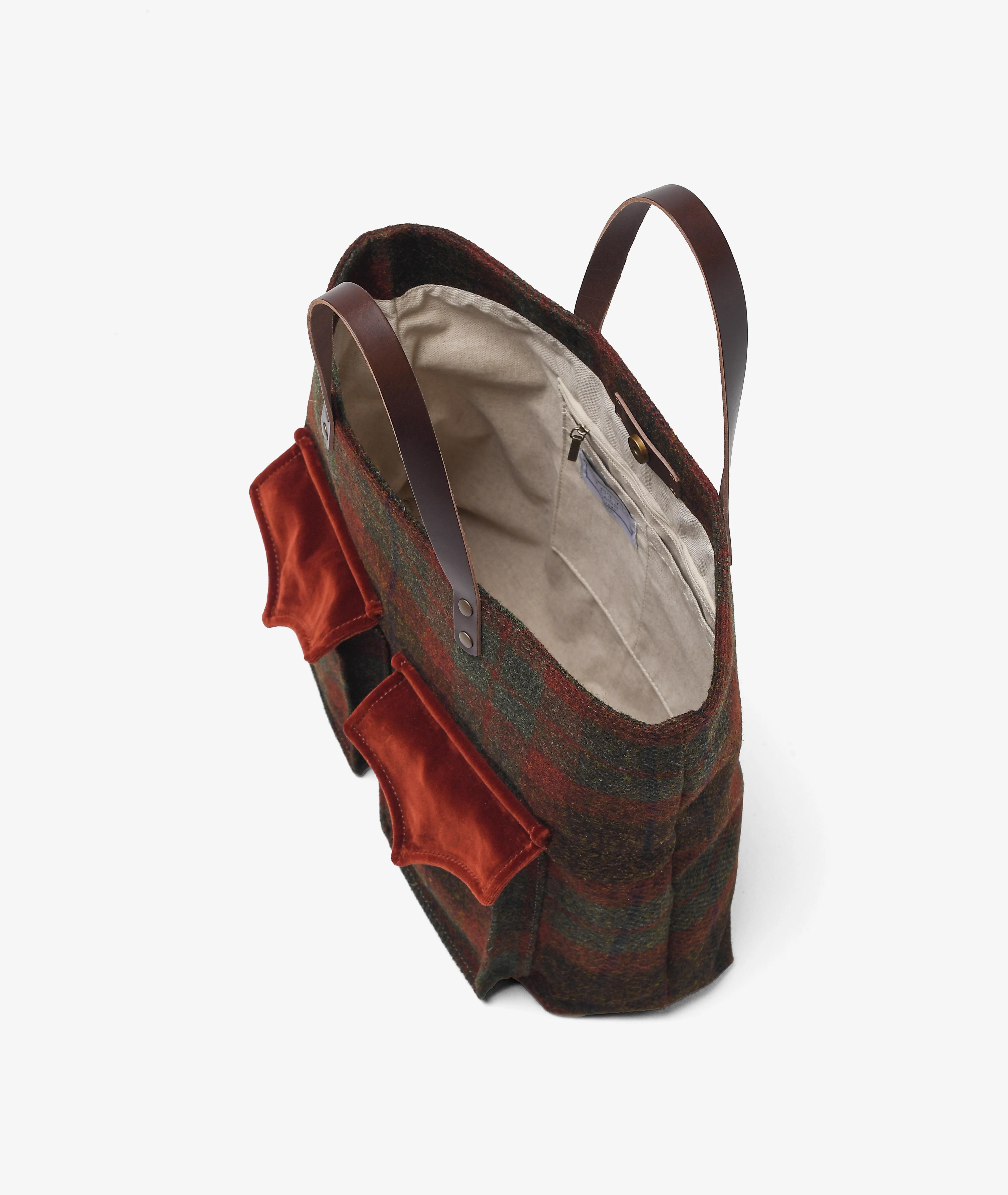 Safari Harris Tweed Handbag – Amber - Image 4