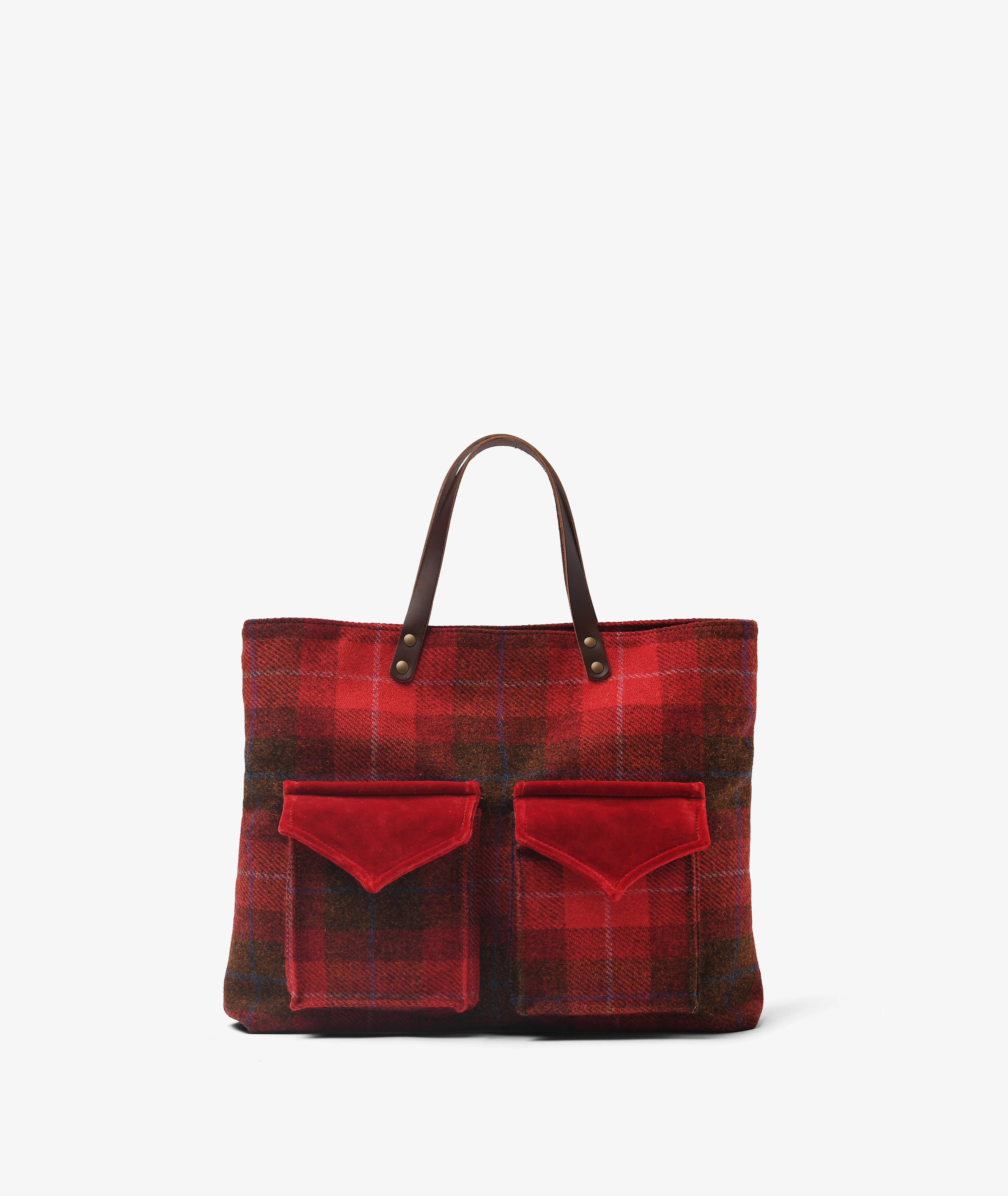 Safari Harris Tweed Handbag – Red
