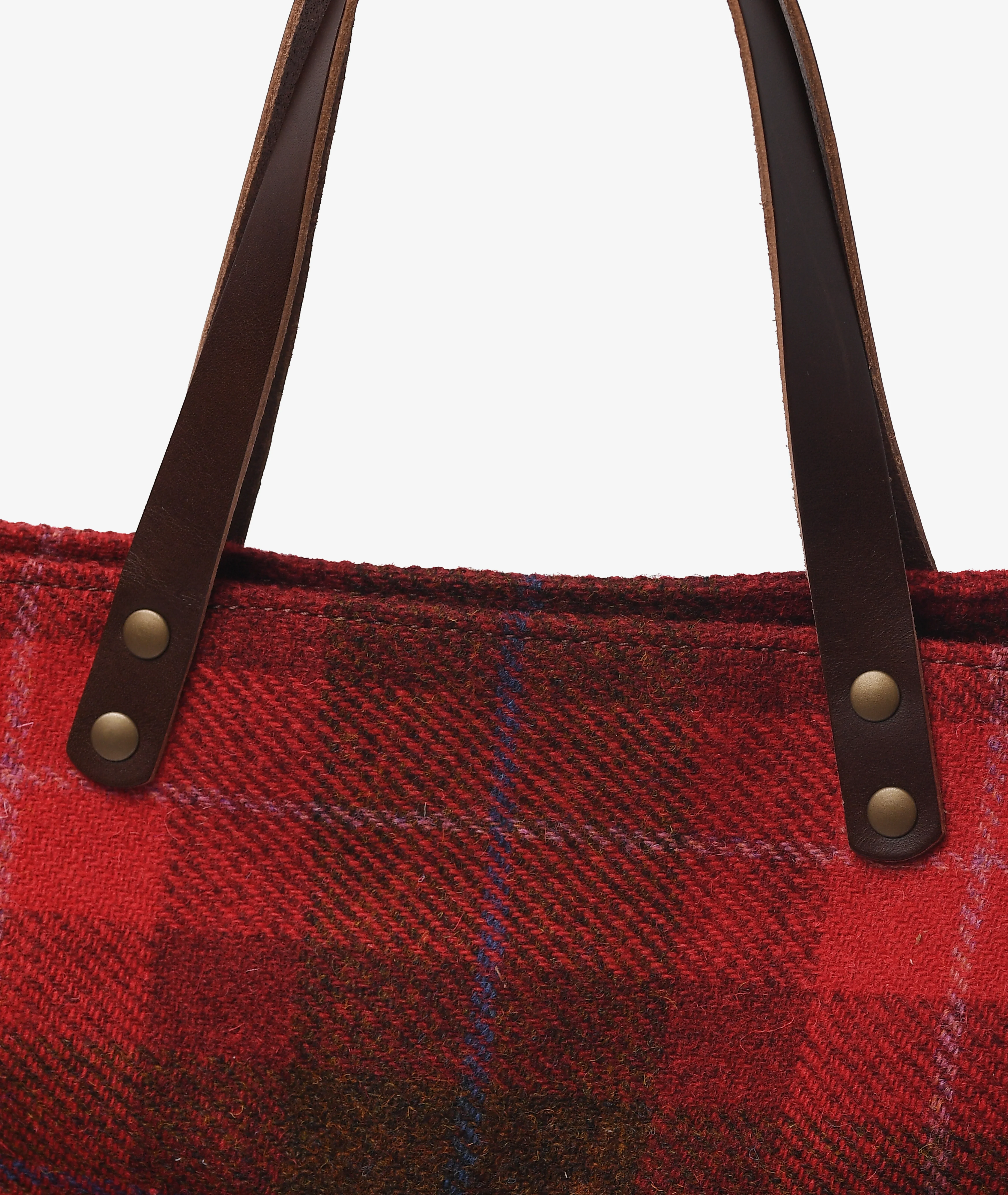 Safari Harris Tweed Handbag – Red - Image 3
