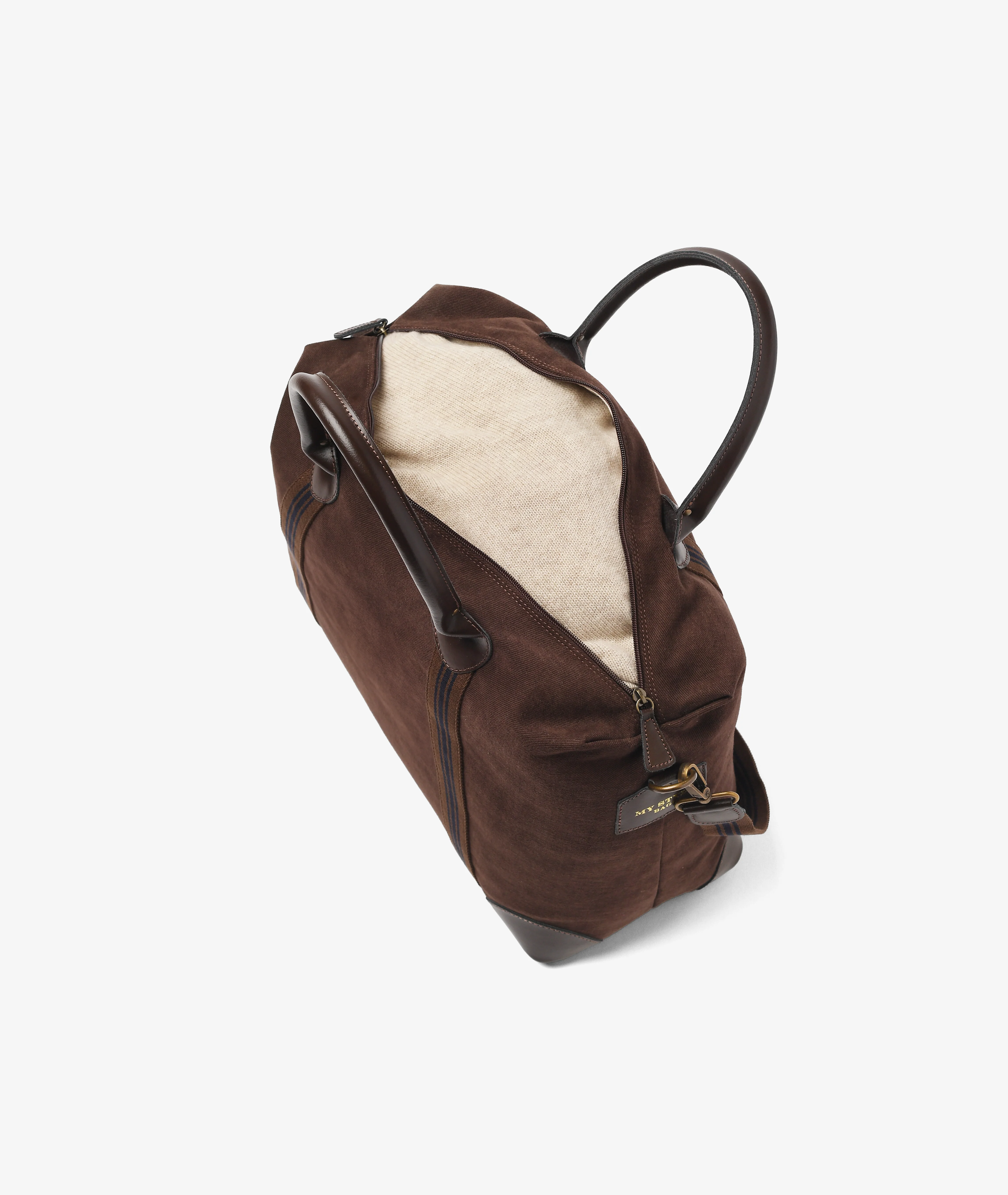 Harvard Duffel Bag Twinline - Small in Chocolate - Image 4