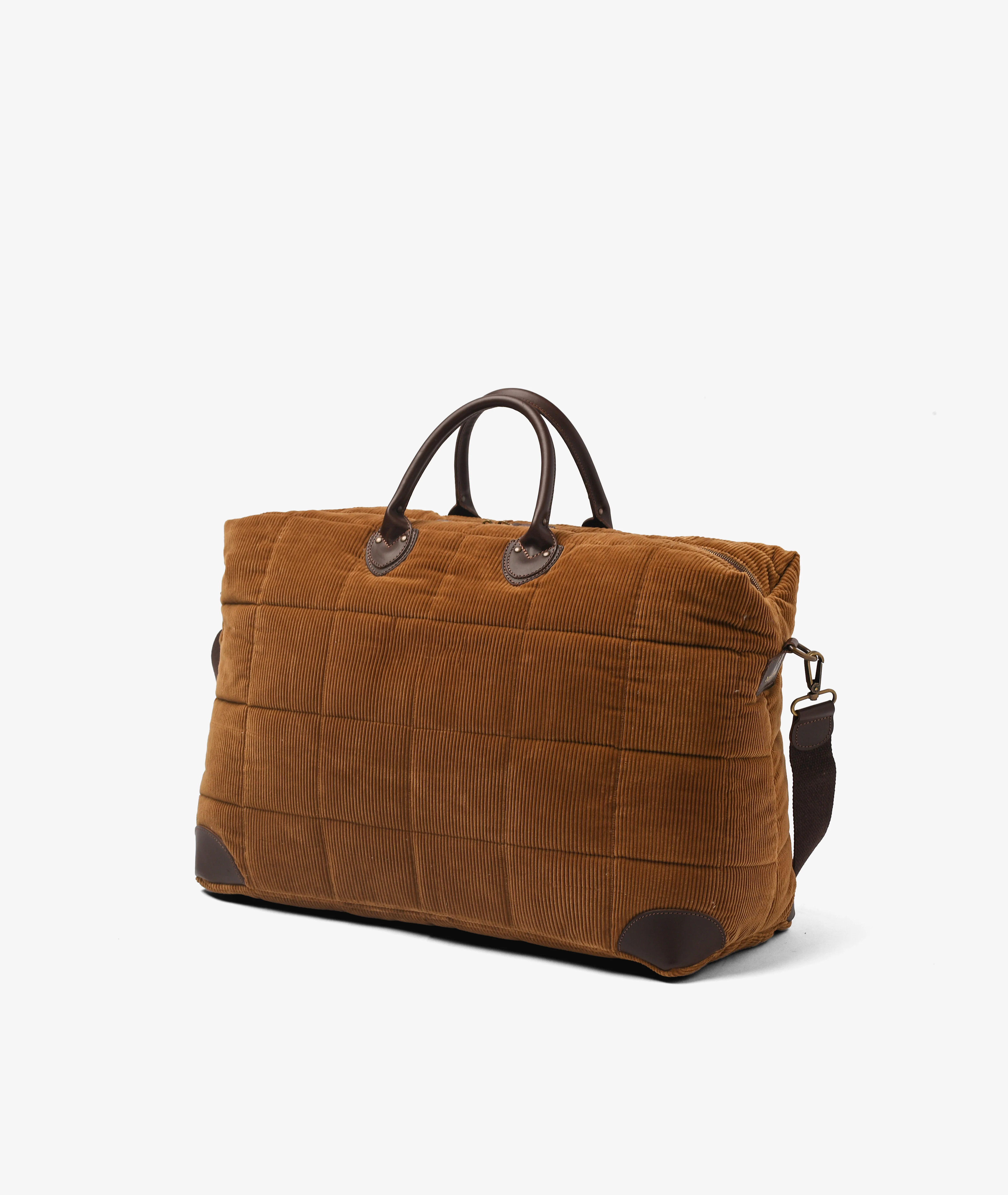 Harvard Duffel Bag Velour - Large in Camel - Image 3