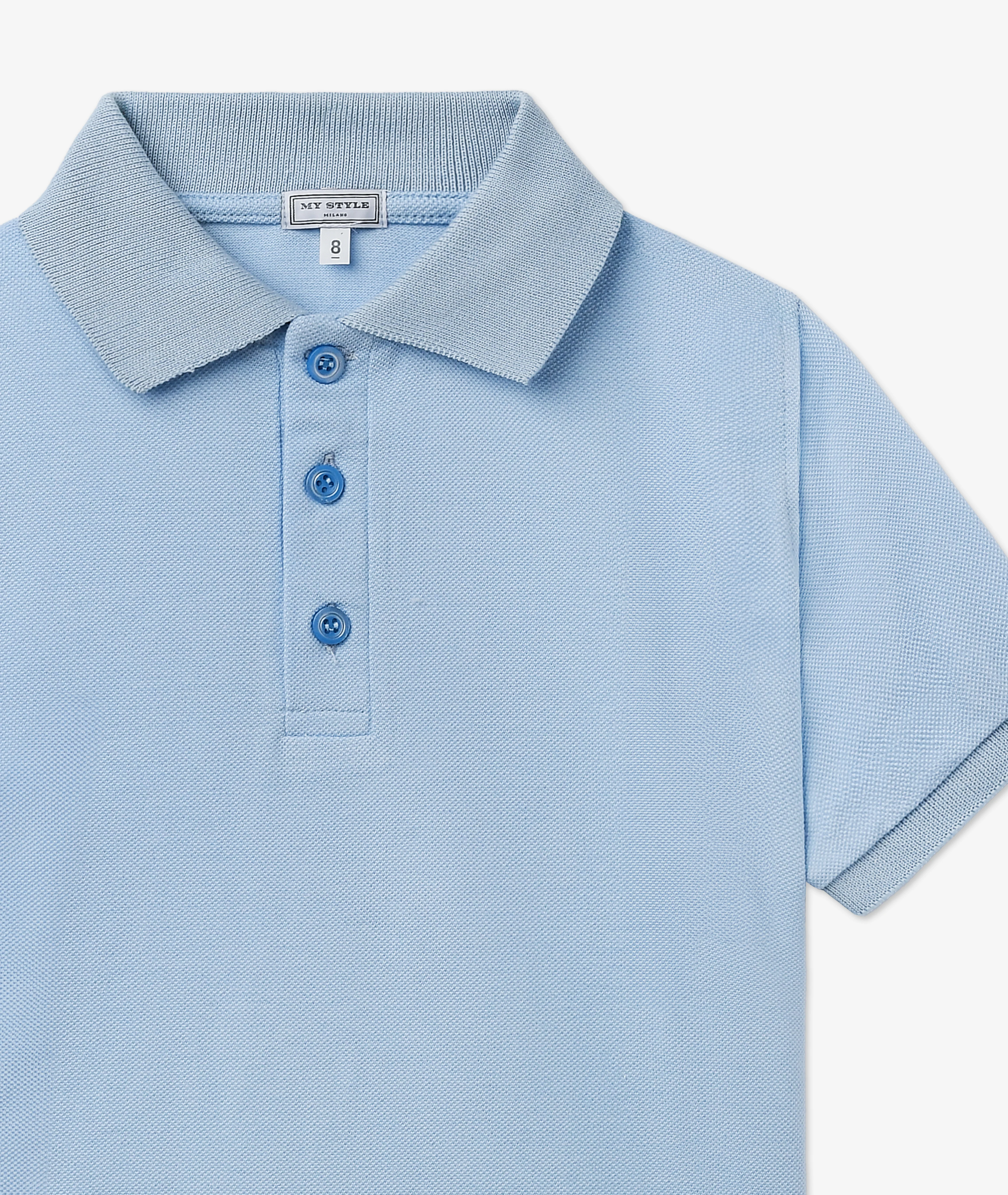 Light Blue Polo for Babies - Image 3