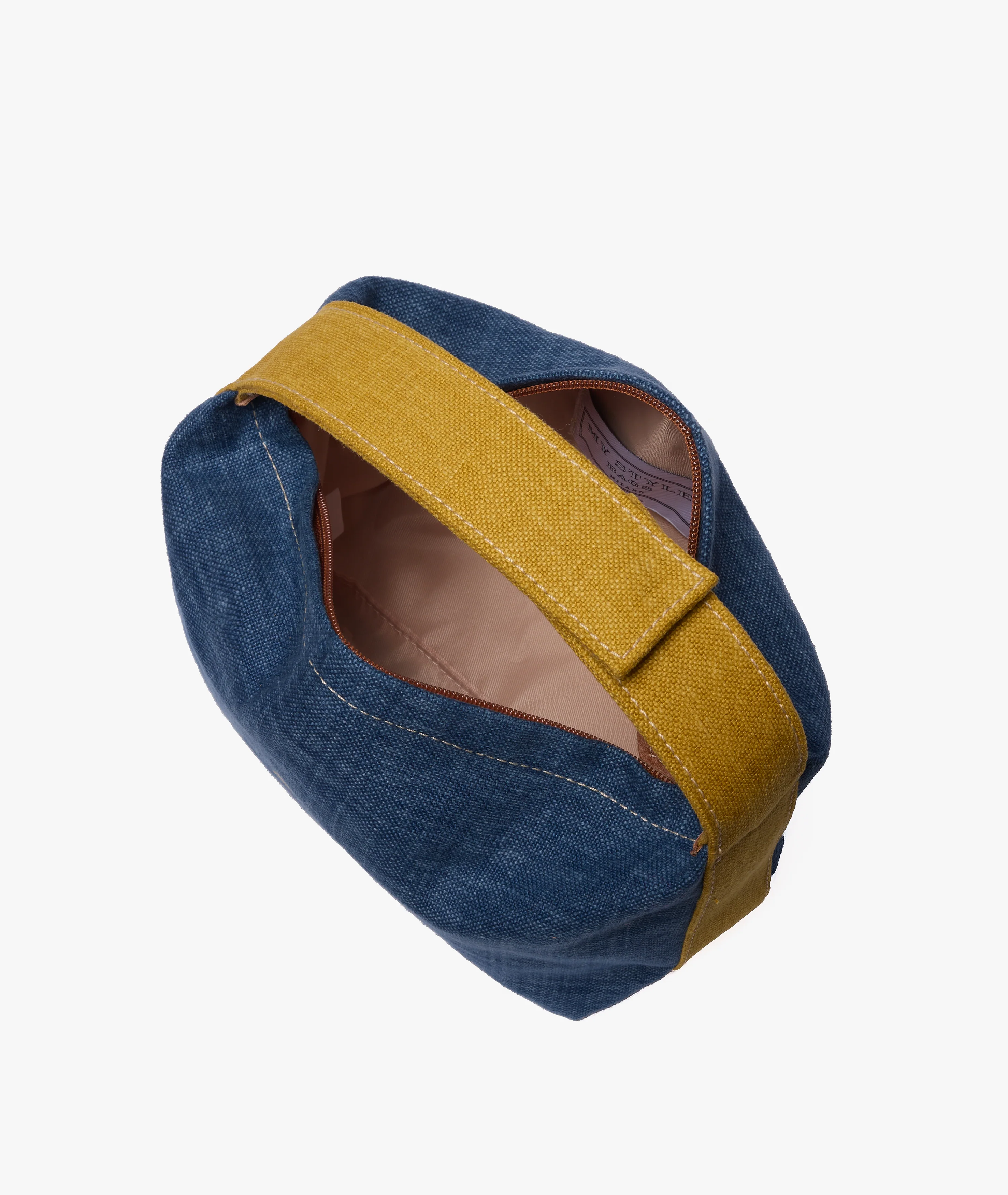 Mini Bag Procida Denim/Ochre - Image 3