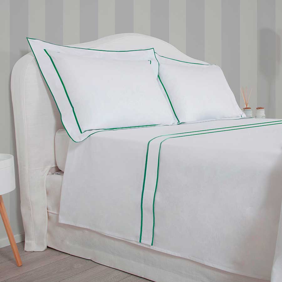 Pair of Pillowcases Maiori Green