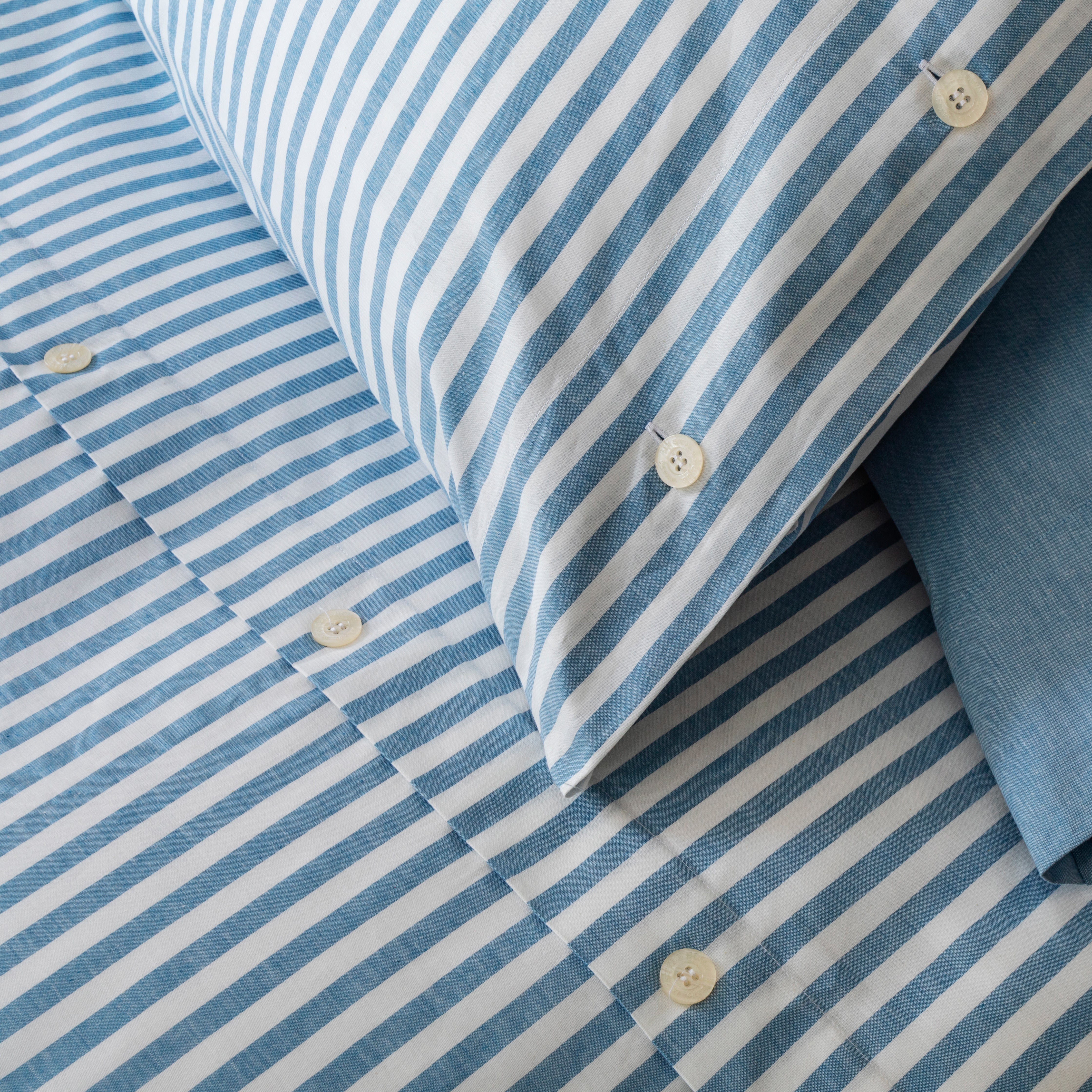 Pair of Pillowcases Parma Blue - Image 3
