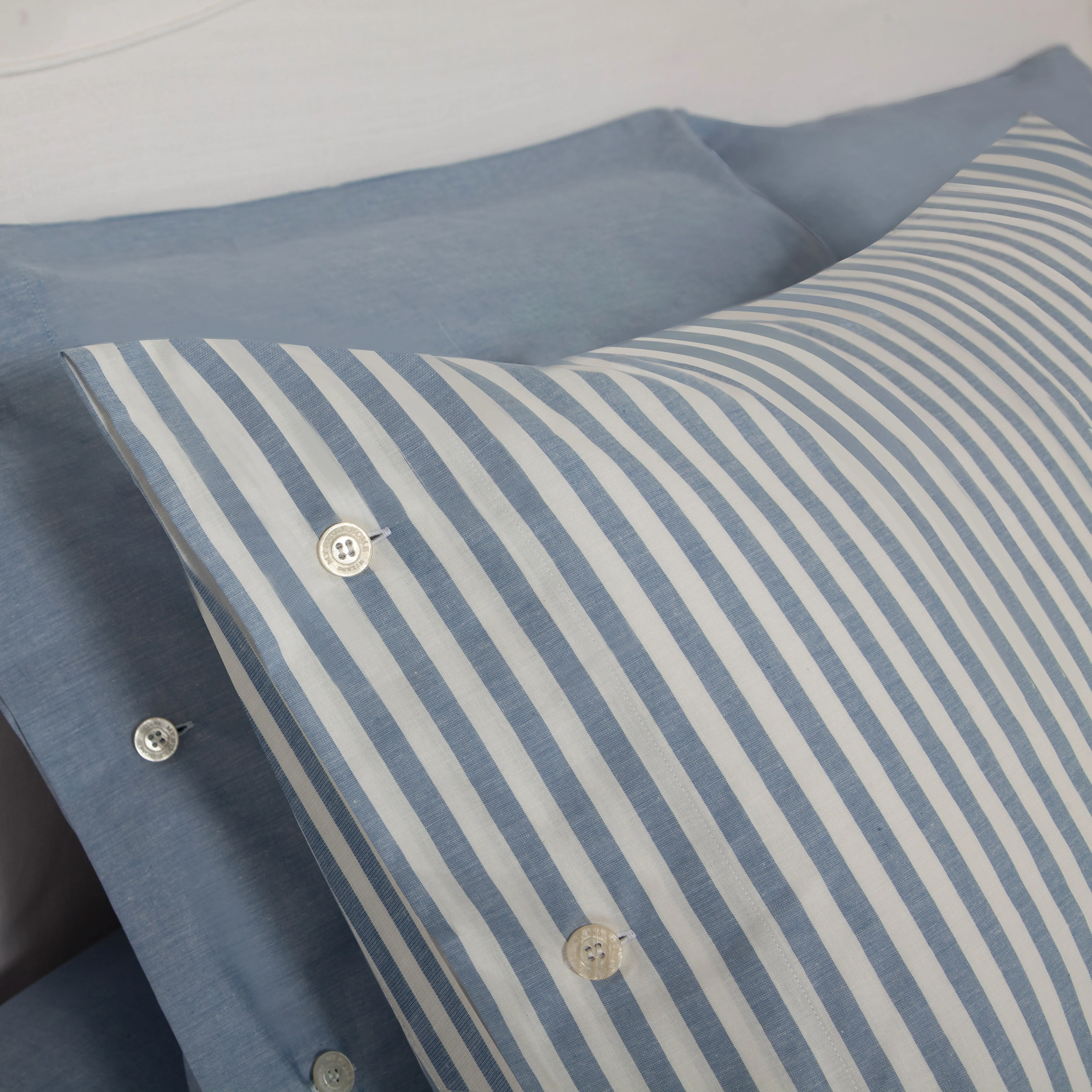 Pair of Pillowcases Parma Blue - Image 4