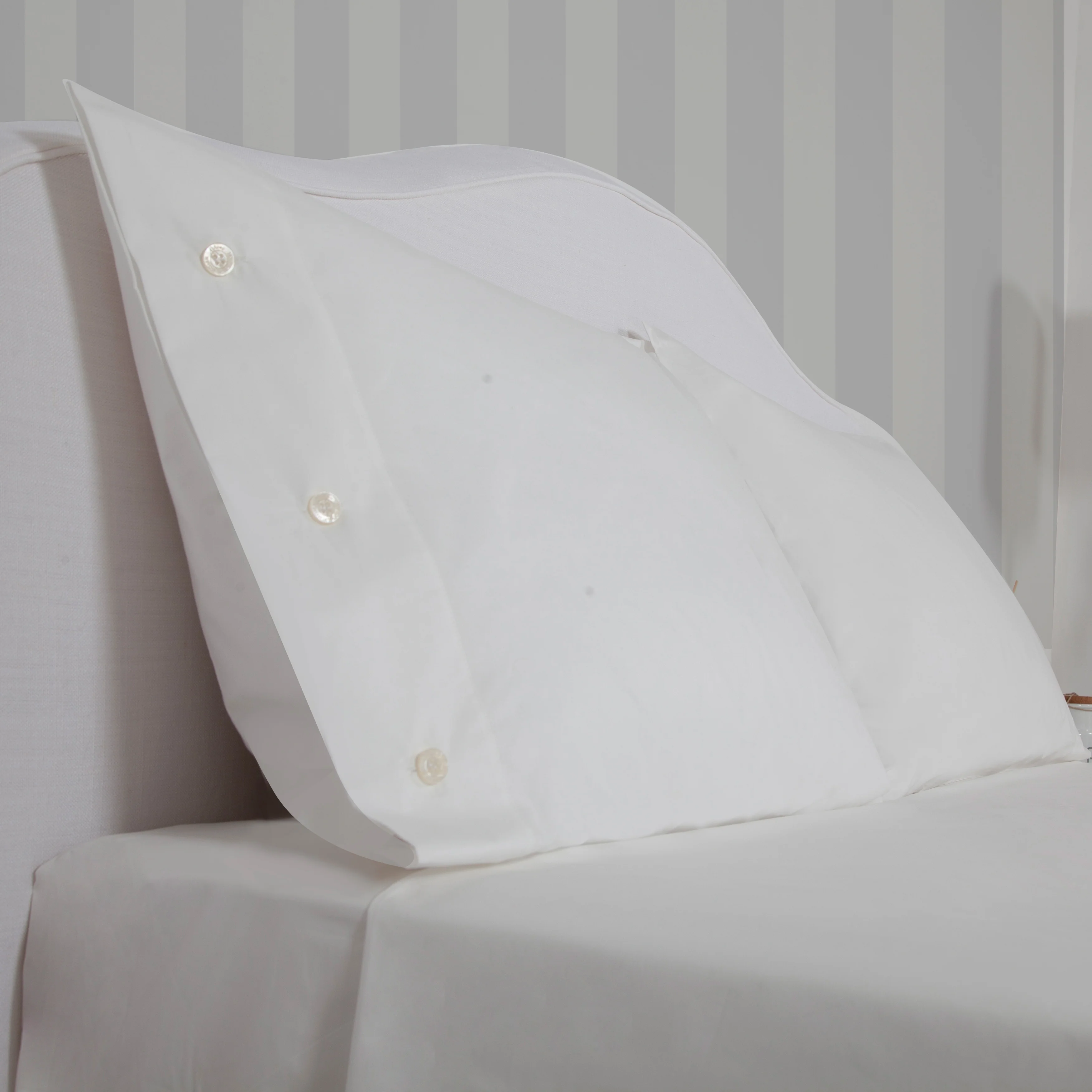 Pair of Pillowcases Milano White - Image 2