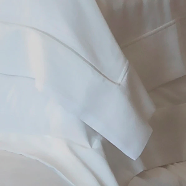 Pair of Pillowcases Venezia White - Image 3