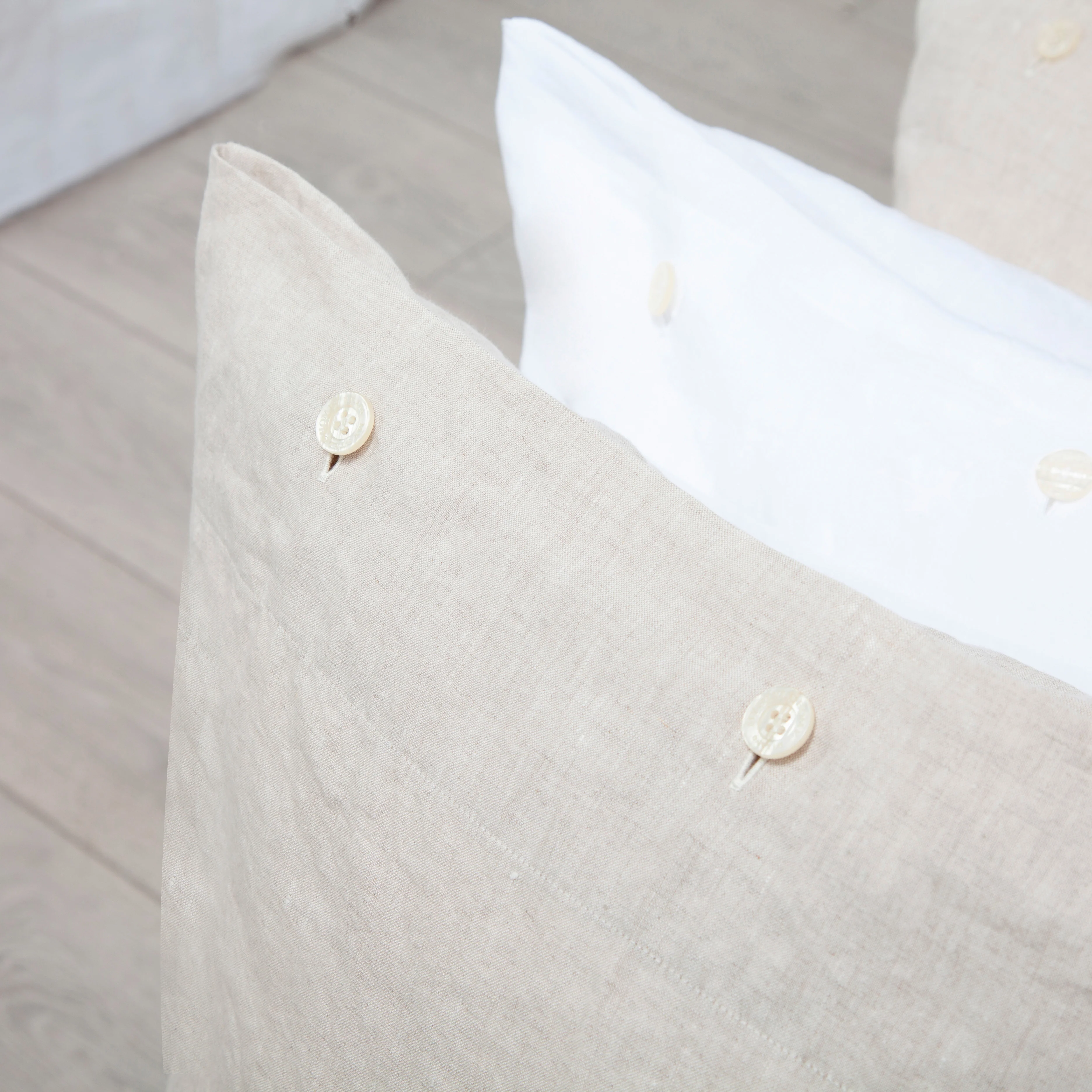 Pair of Pillowcases Ischia White - Image 4