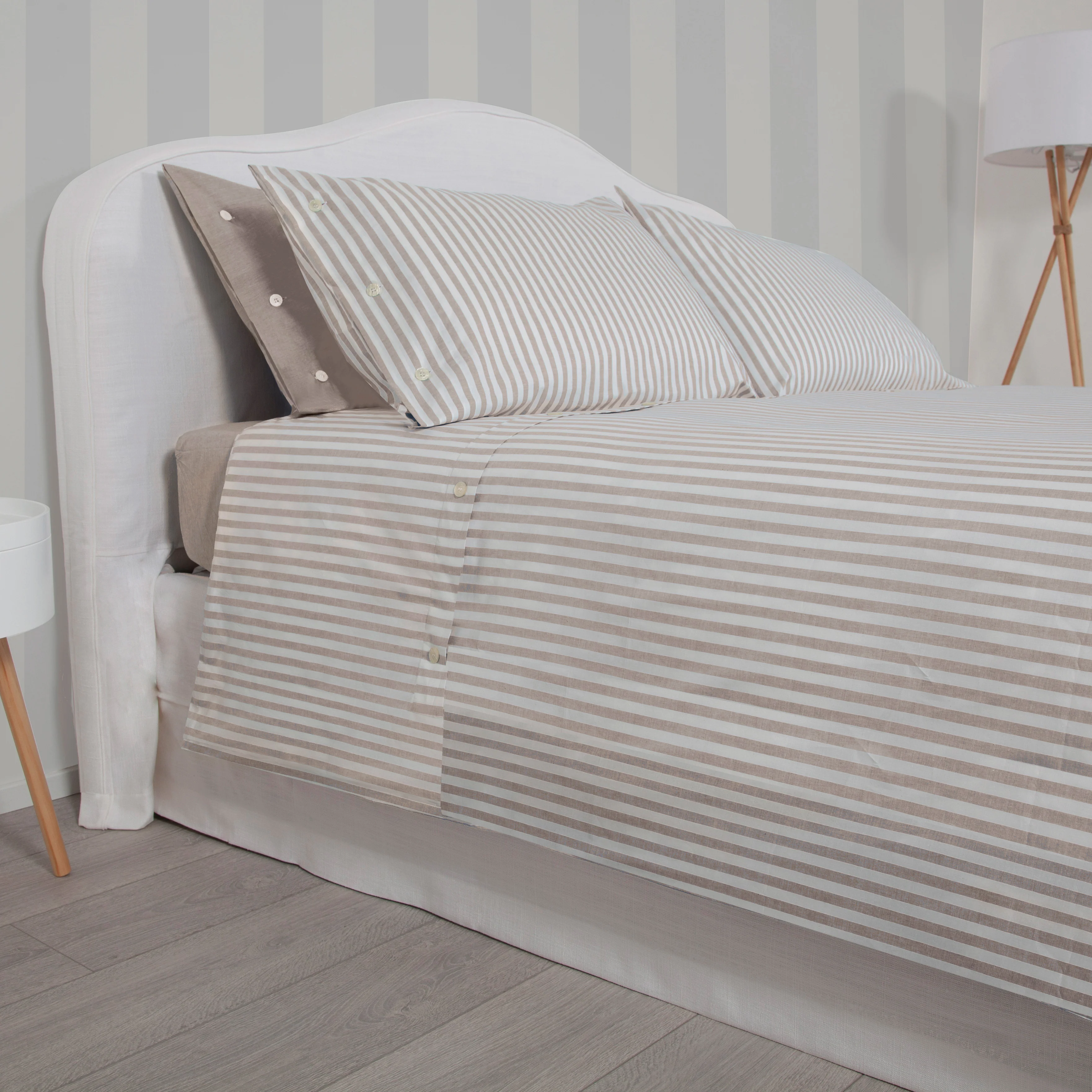 Parure Parma: Set of Duvet Cover and Pillowcases Raw - Image 3