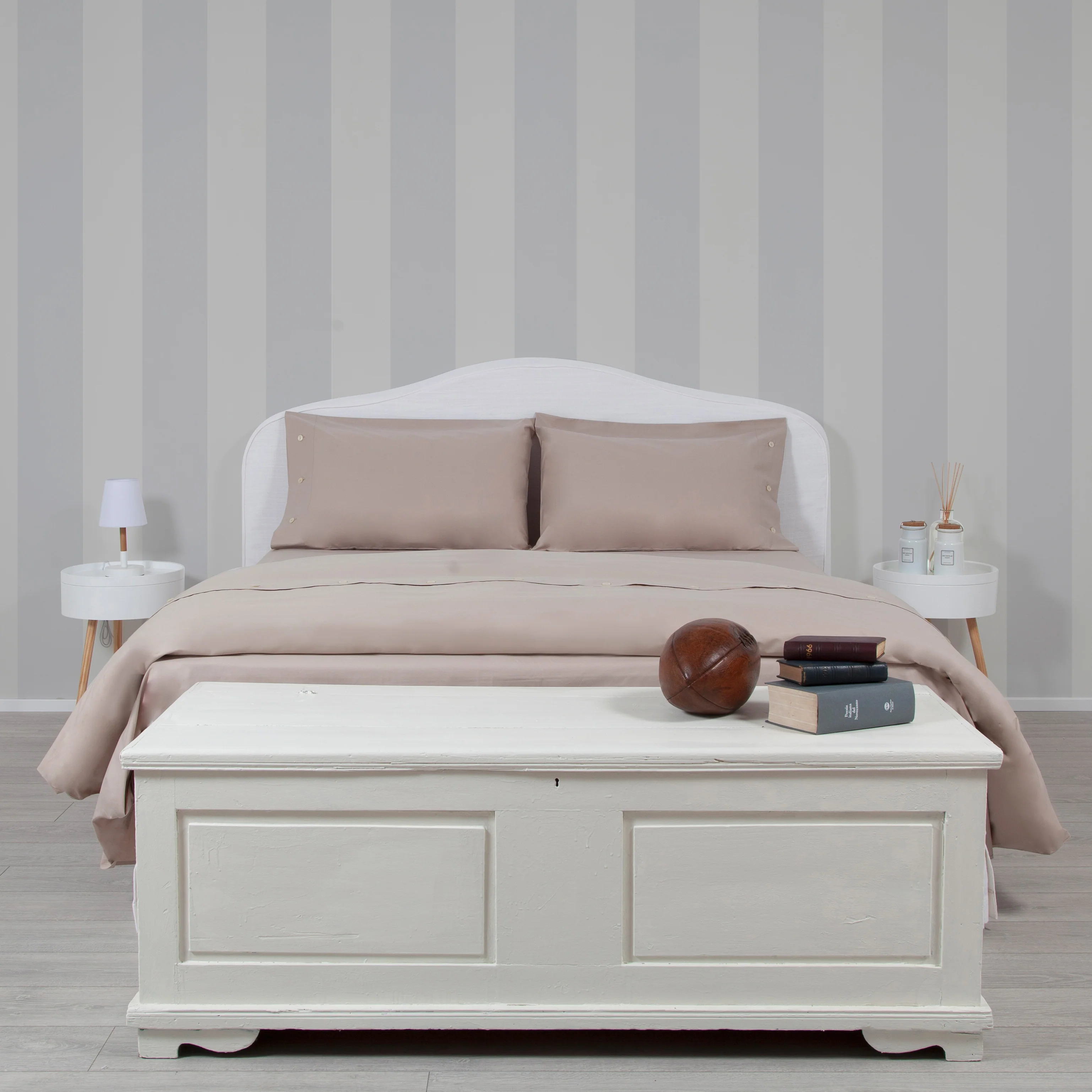 Parure Milano: Set of Duvet Cover and Pillowcases Raw - Image 4