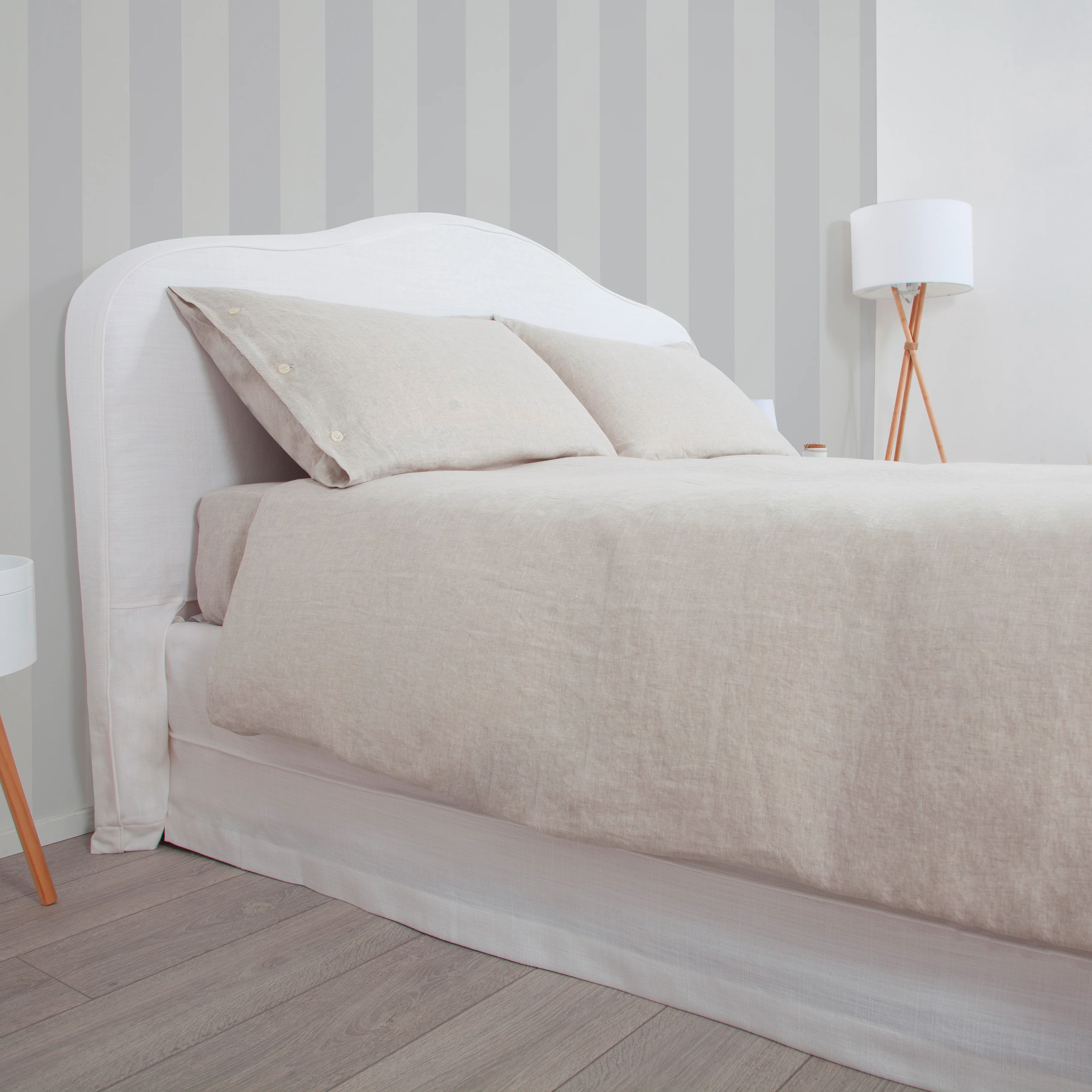 Parure Ischia: Set of Duvet Cover and Pillowcases Raw - Image 3