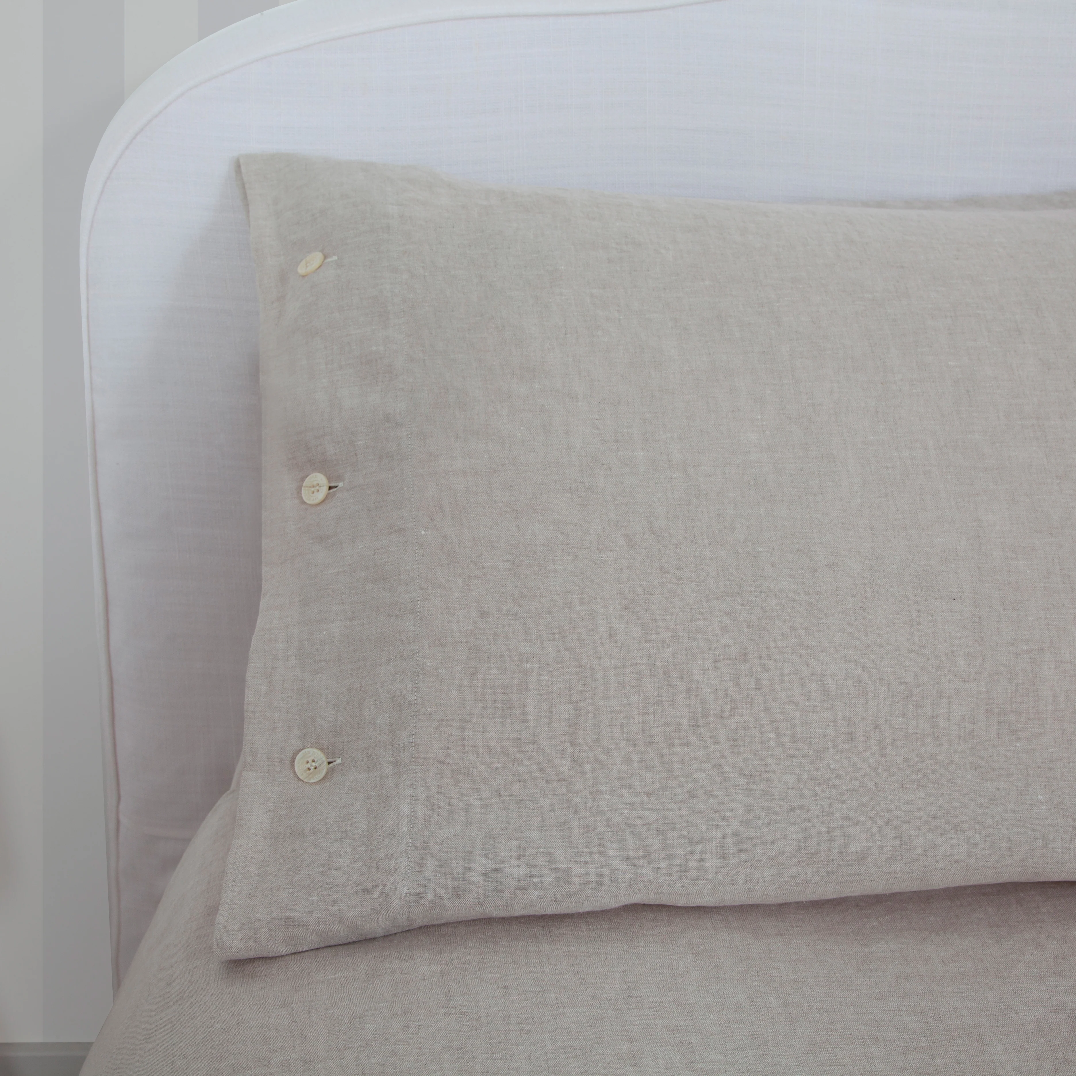 Parure Ischia: Set of Duvet Cover and Pillowcases Raw - Image 4