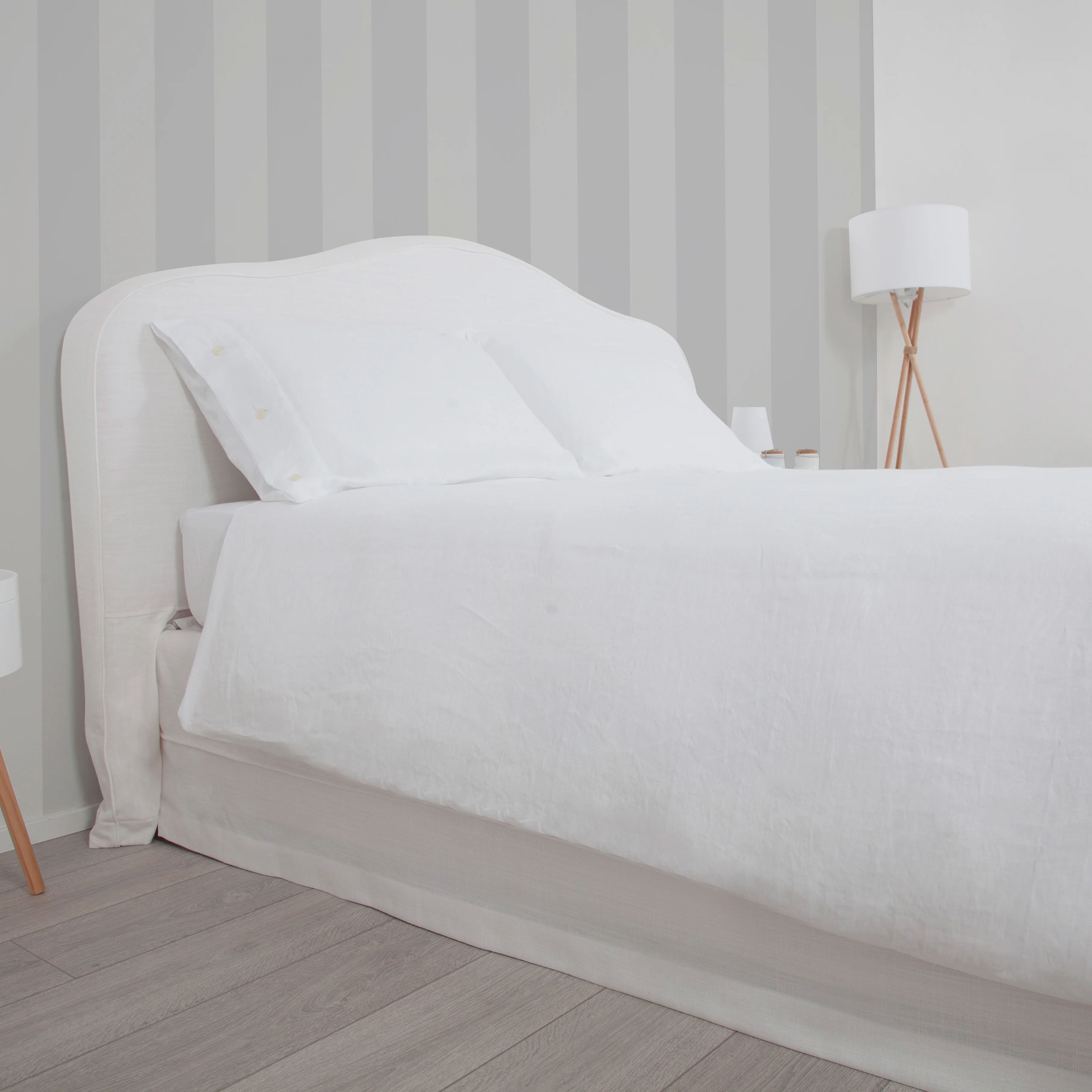 Parure Ischia: Set of Duvet Cover and Pillowcases White - Image 4