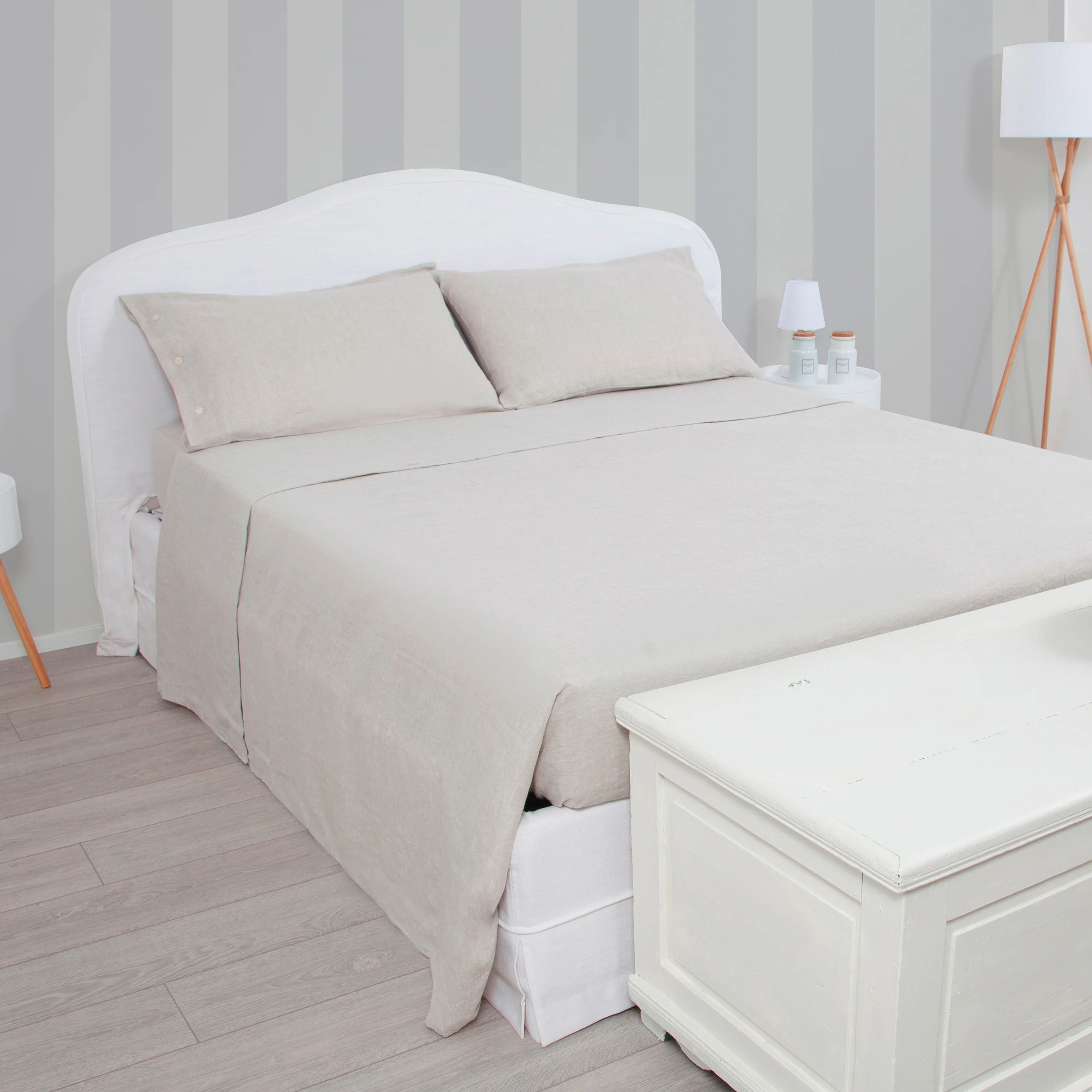 Parure Ischia: Set of Sheets and Pillowcases Raw - Image 2