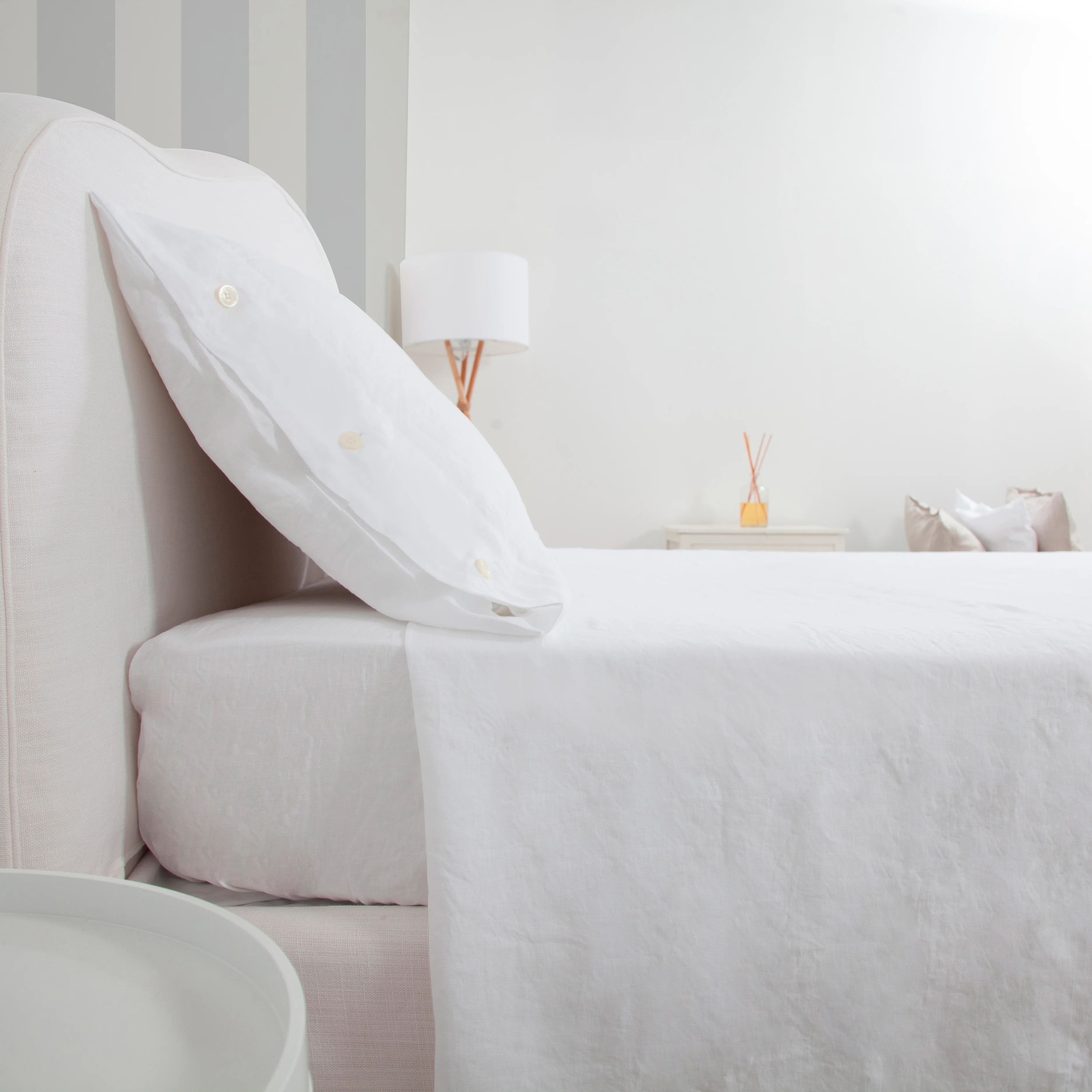 Parure Ischia: Set of Sheets and Pillowcases White - Image 2