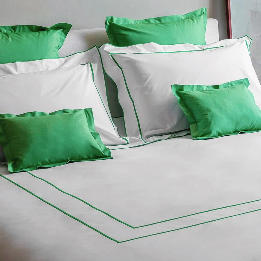 Parure Maiori: Set of Duvet Cover and Pillowcases Green  - Image 3