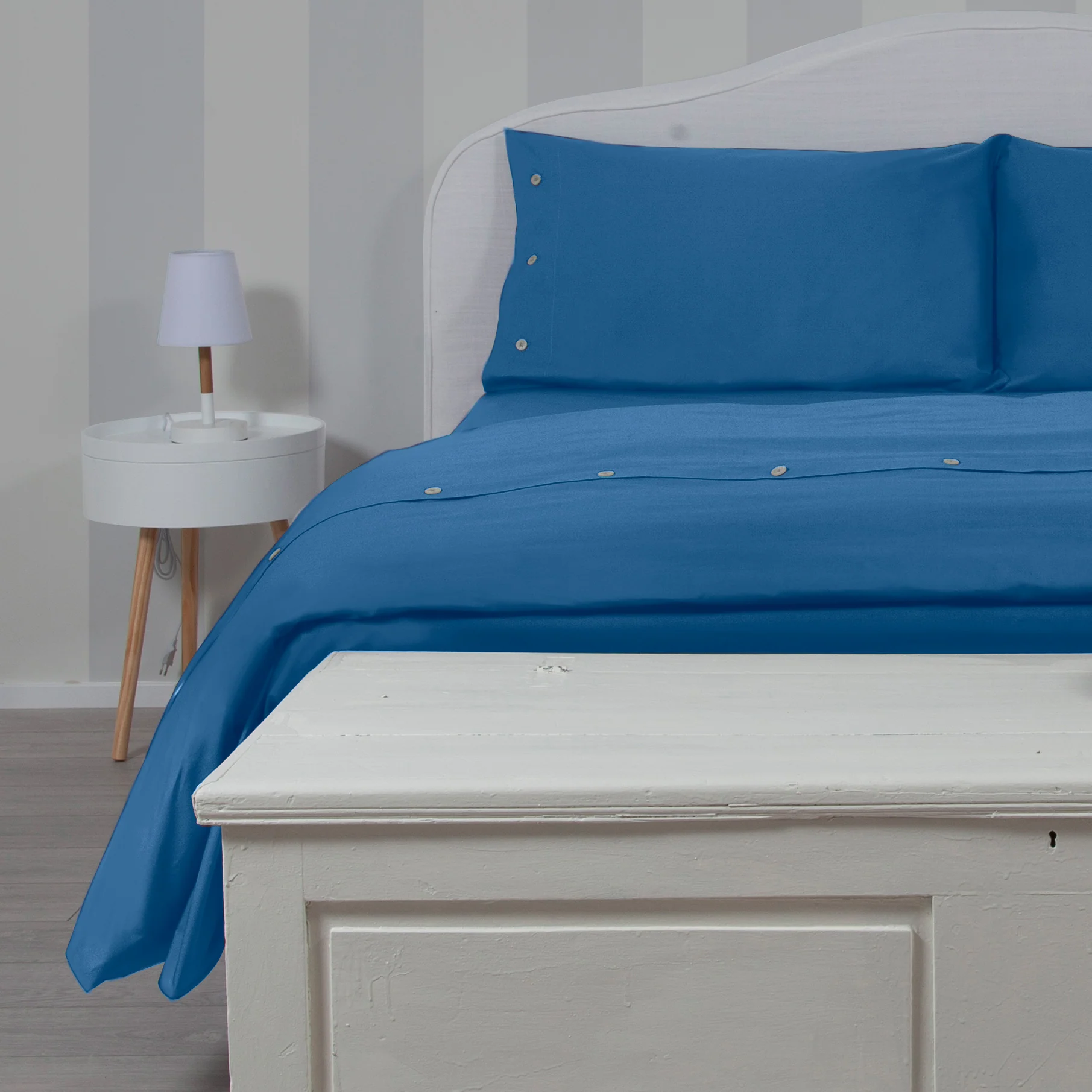 Parure Milano: Set of Duvet Cover and Pillowcases Dust - Image 3