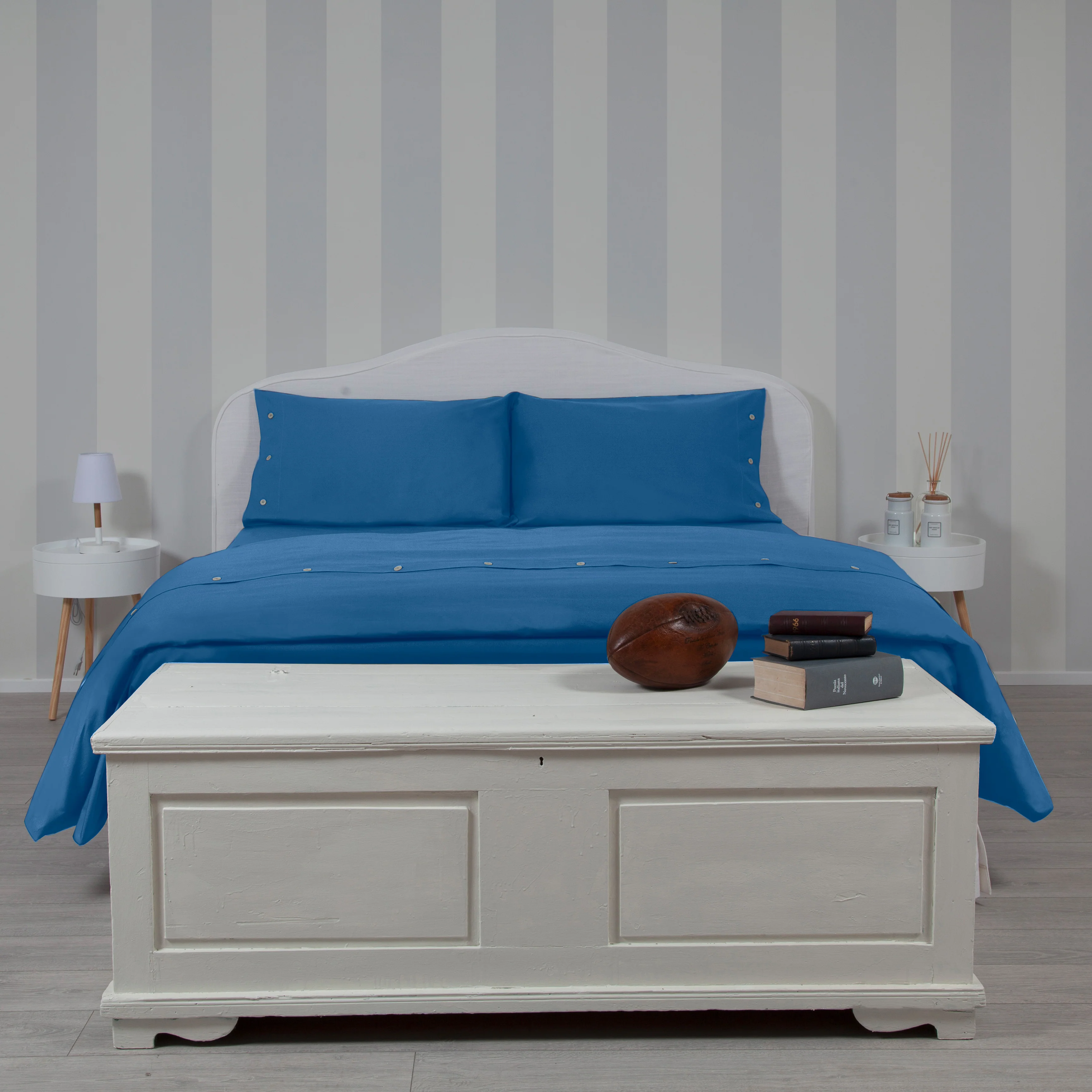 Parure Milano: Set of Duvet Cover and Pillowcases Dust - Image 4