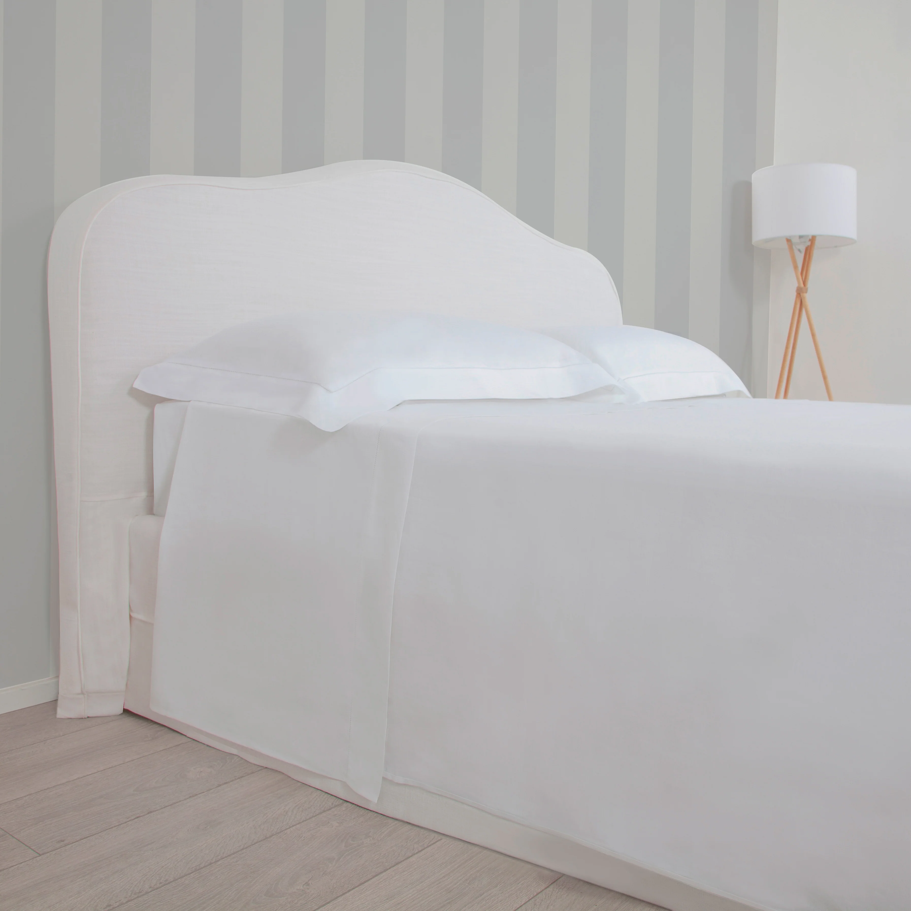 Parure Napoli: Set of Sheet and Pillowcases White