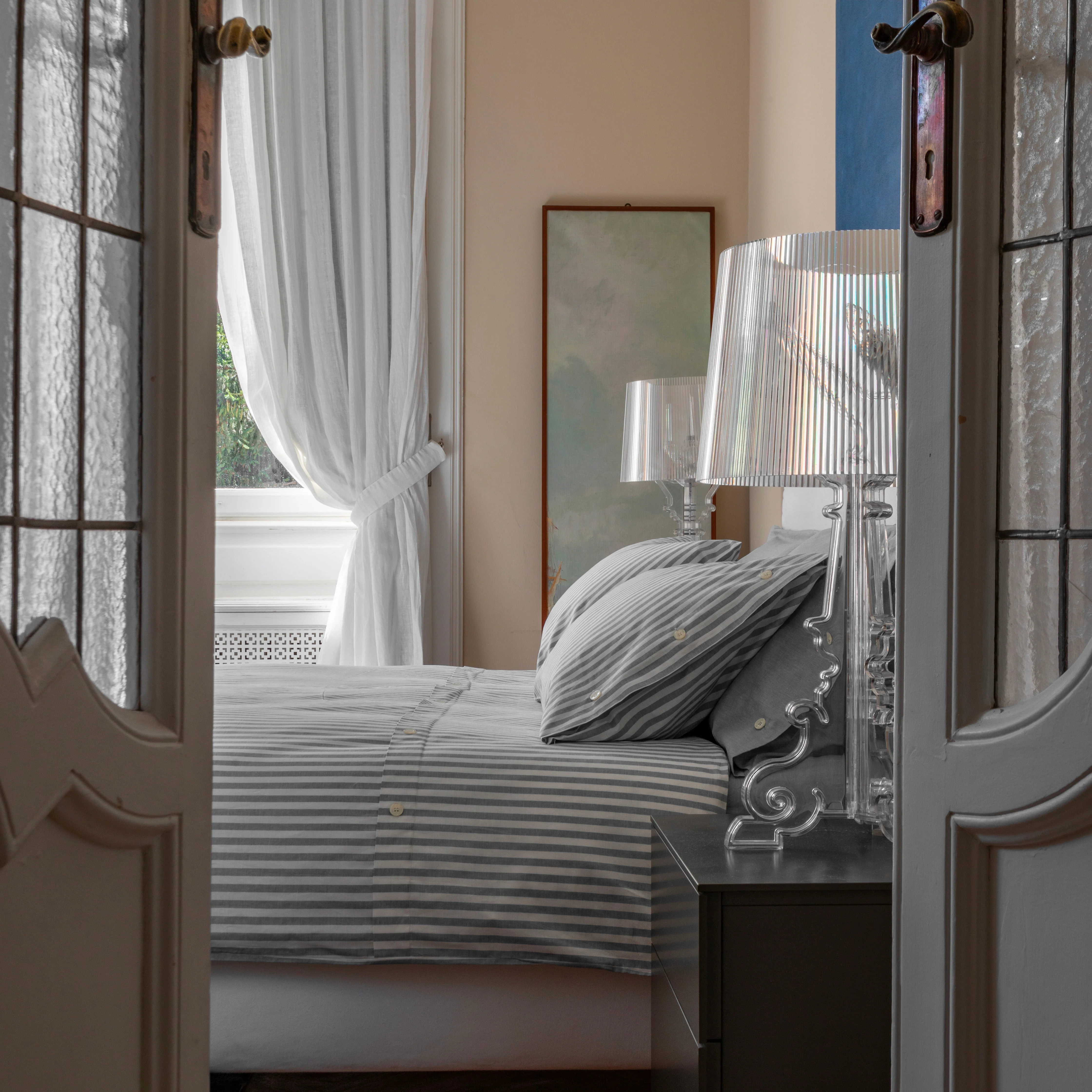 Parure Parma: Set of Duvet Cover and Pillowcases Grey - Image 2