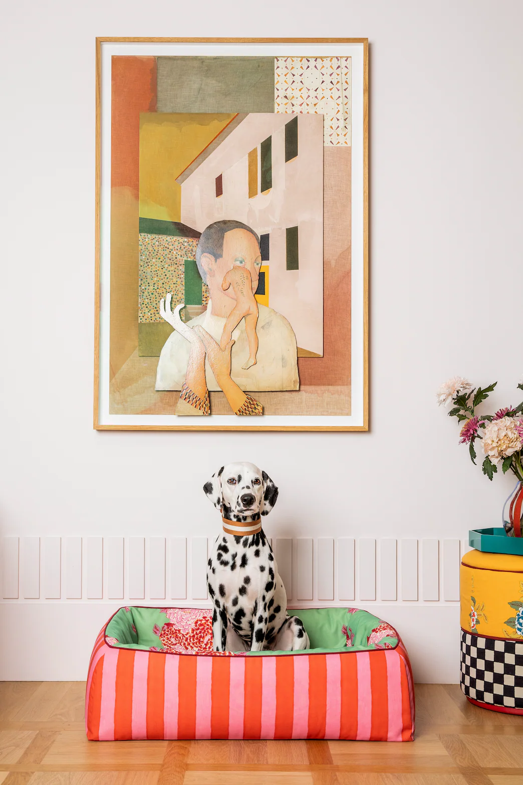 Pet Bed Large Red X Lisa Corti - Image 4
