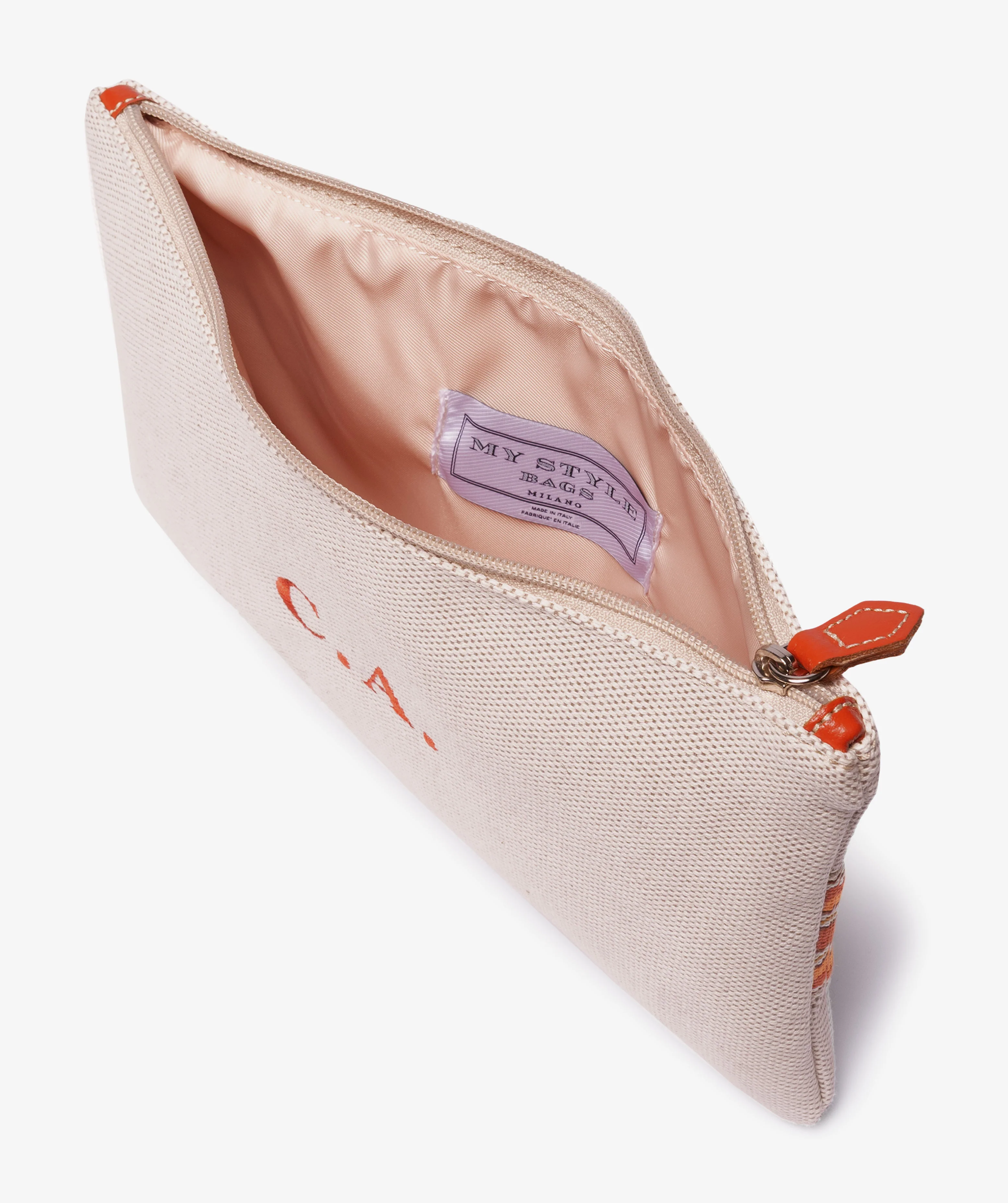 Pochette Macari Panamone/Orange - Image 4