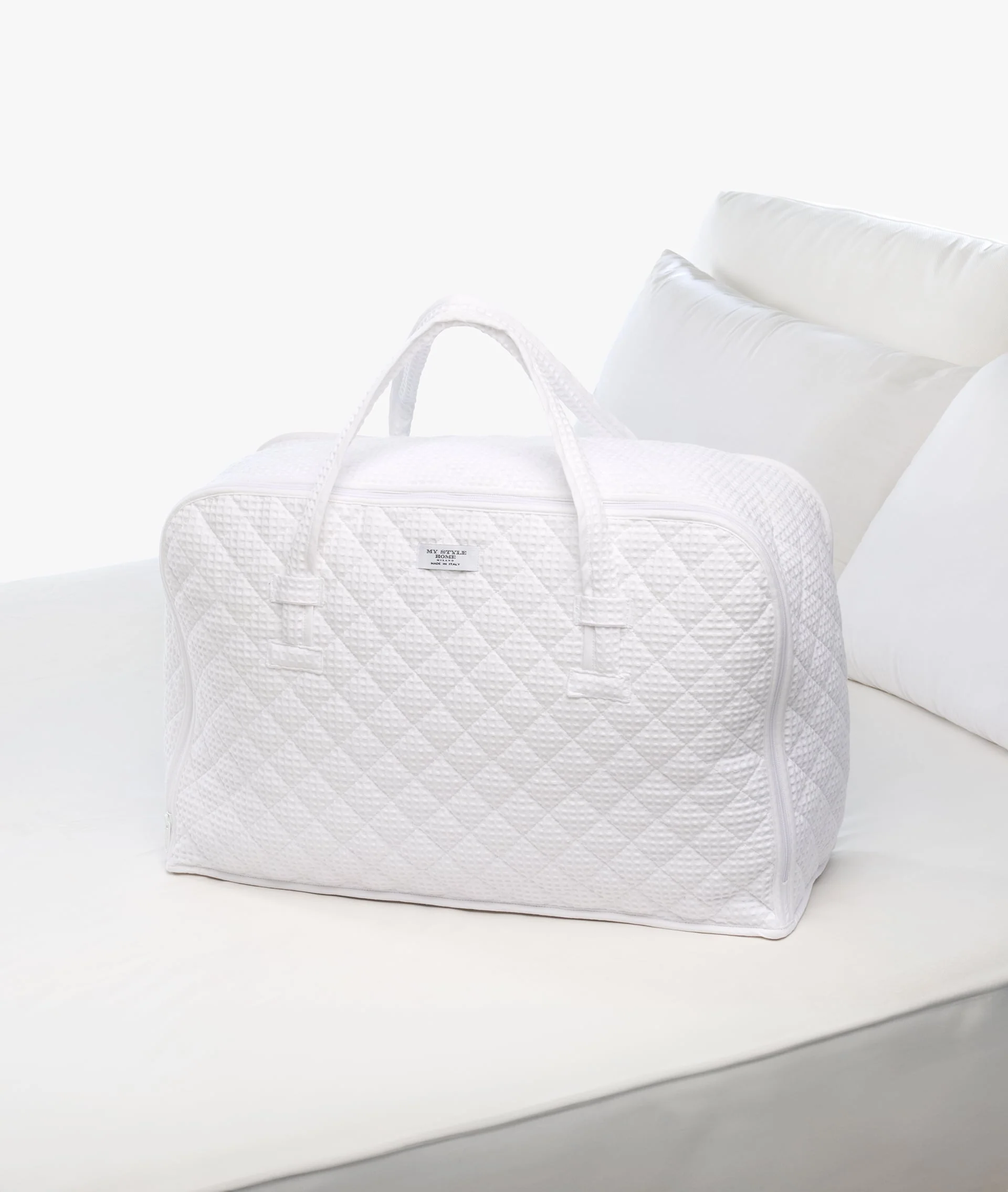Quilted Honeycomb Duffel Bag - Image 2