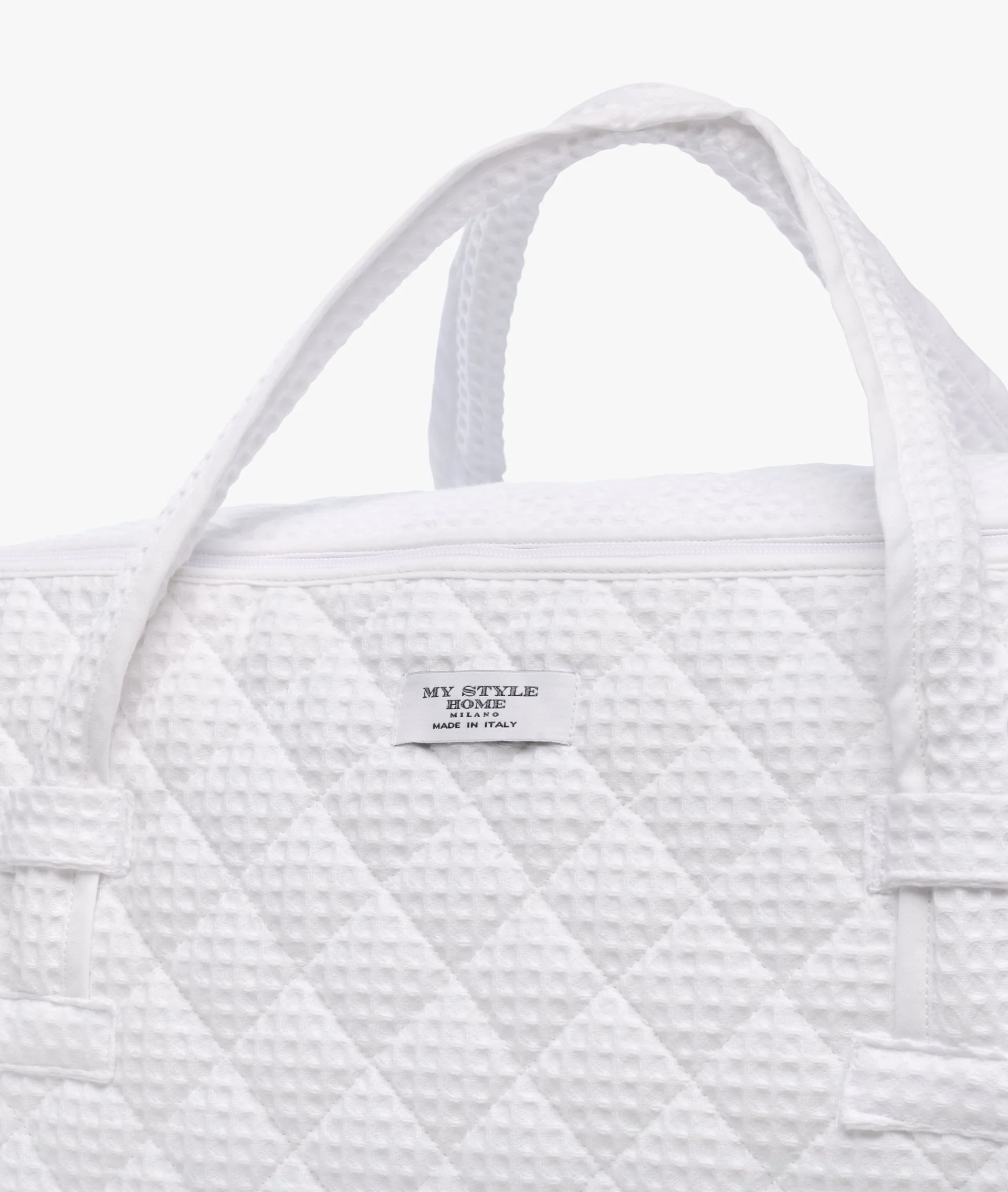 Quilted Honeycomb Duffel Bag - Image 3