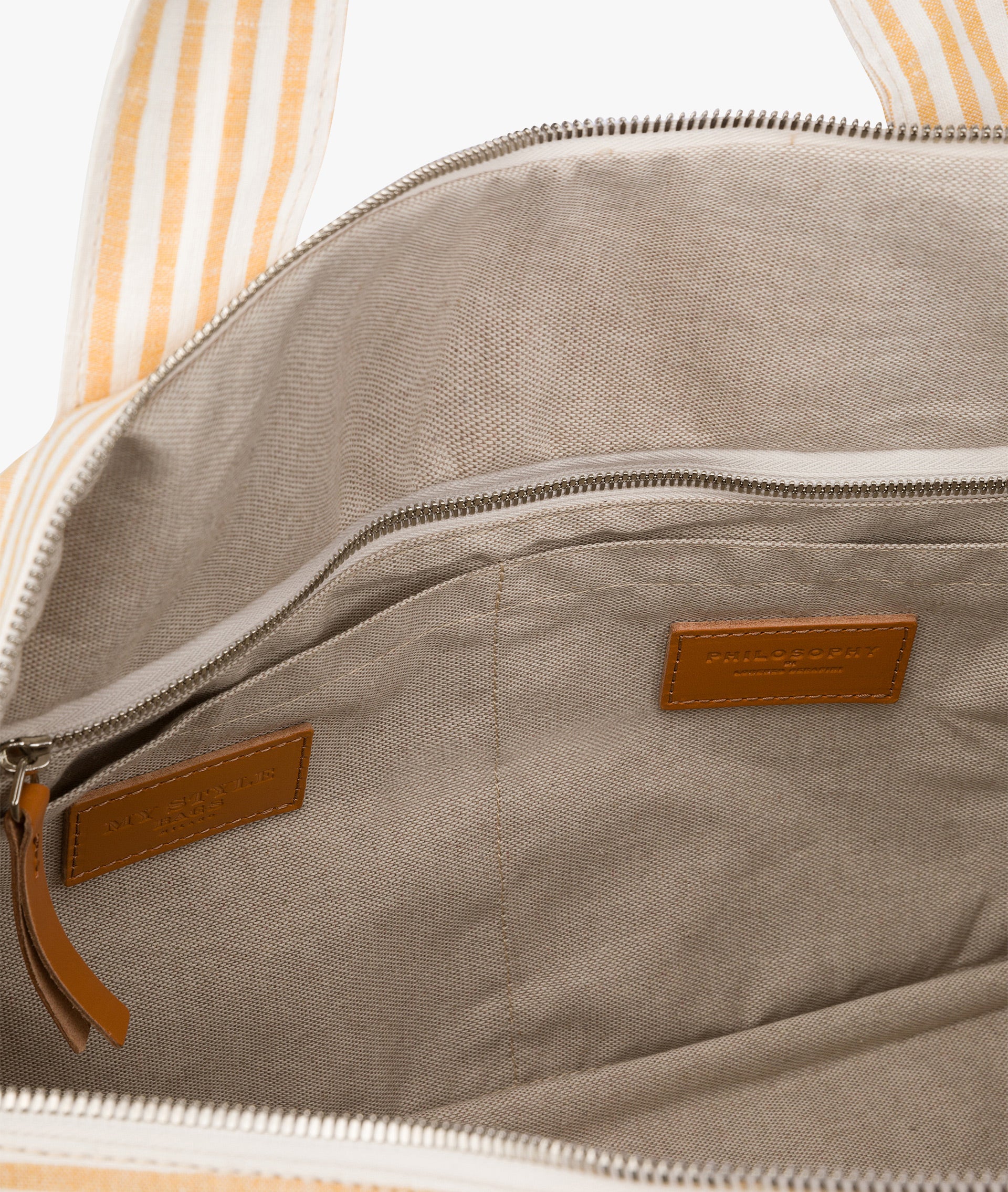 Striped Duffle Bag - Philosophy by Lorenzo Serafini  - Image 7