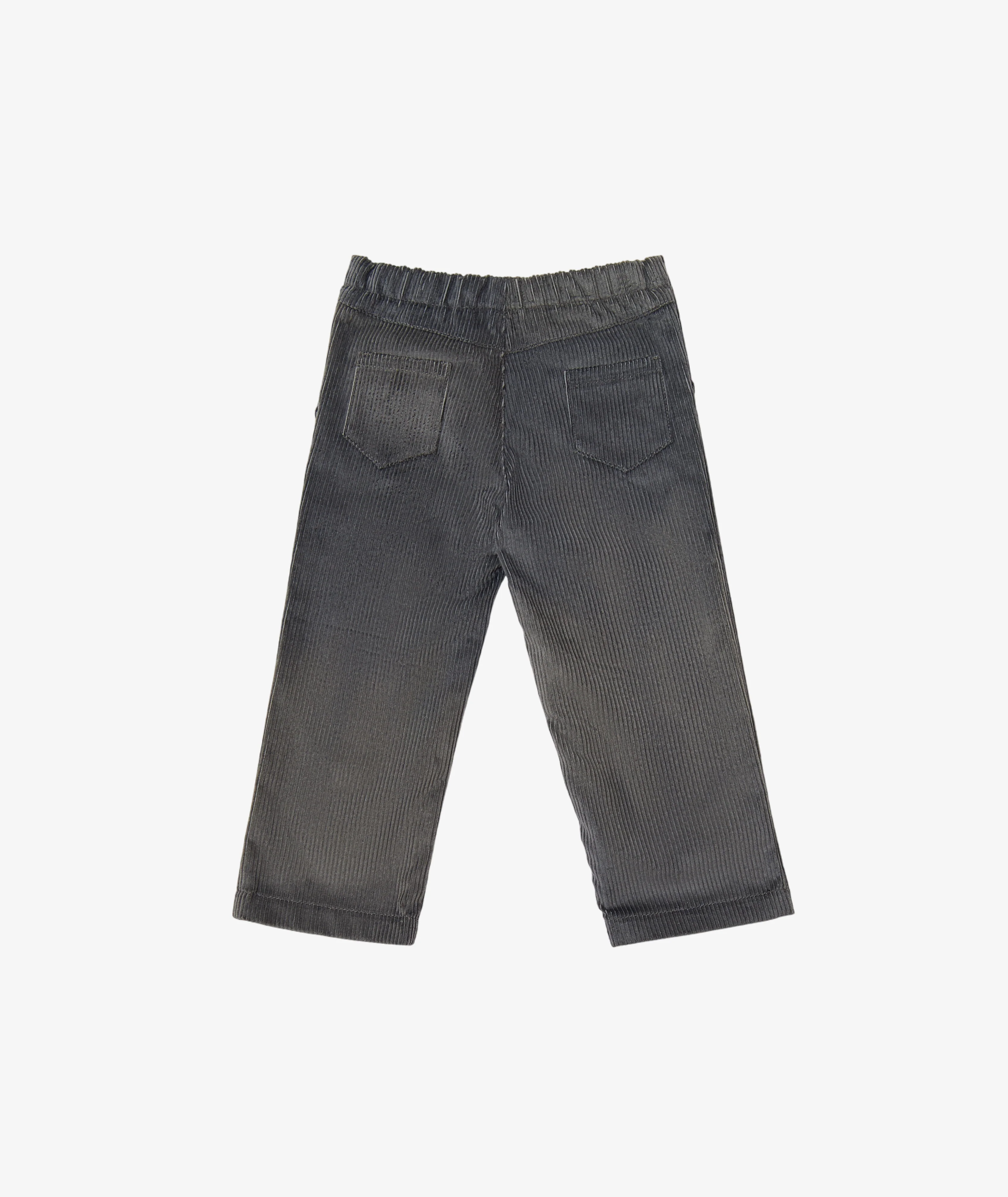 Velvet Grey Trousers for Kids - Image 2