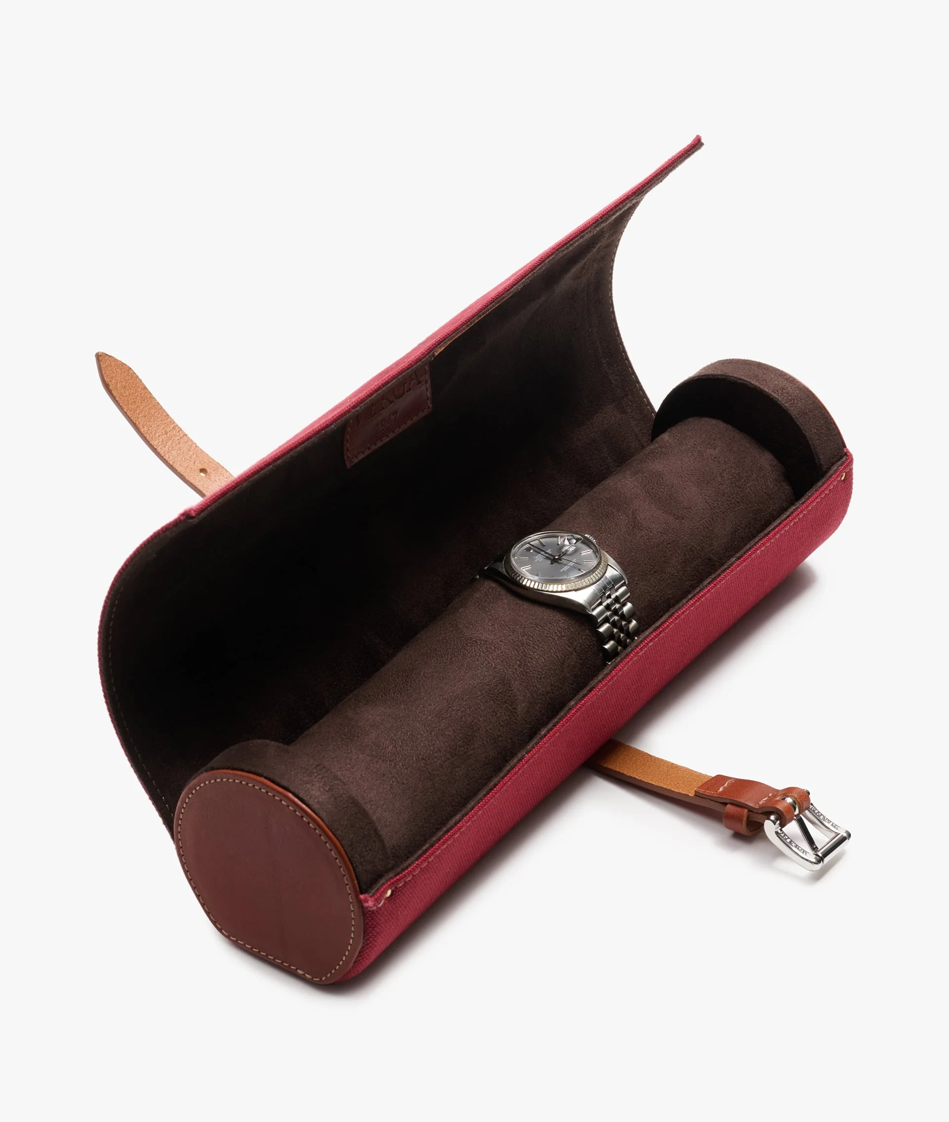 Watchcase 5 Places Burgundy - Image 4
